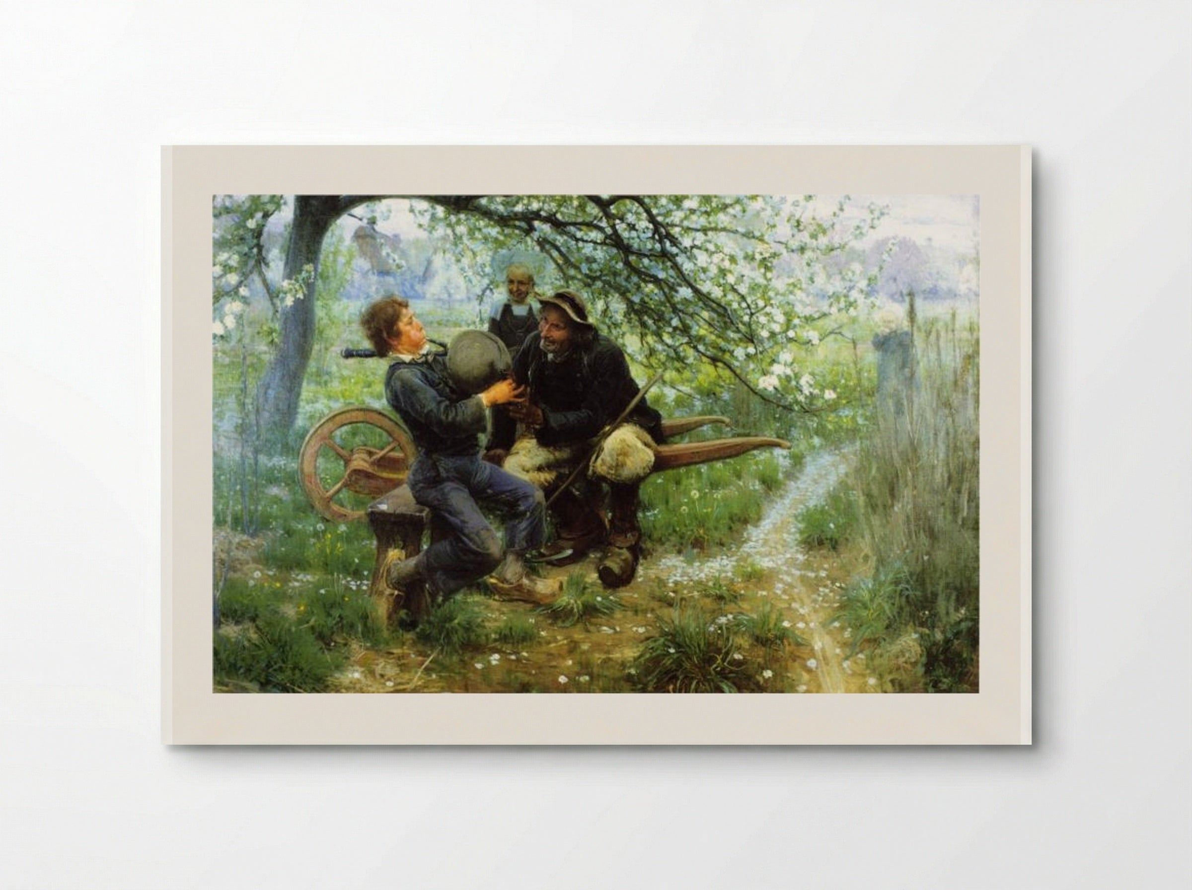 The Bagpipe Lesson - Henry Ossawa Tanner - Poster