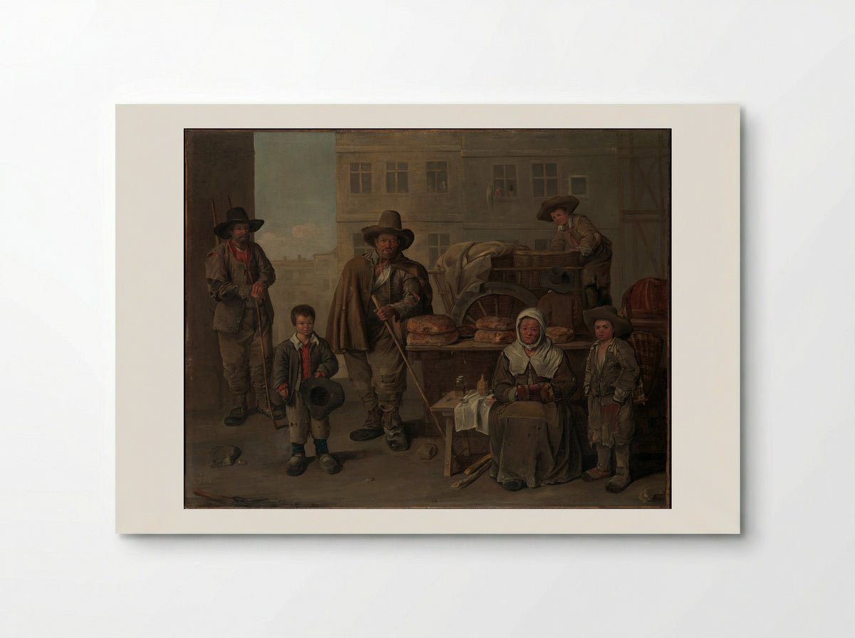 The Baker's Cart - Jean Michelin - Poster