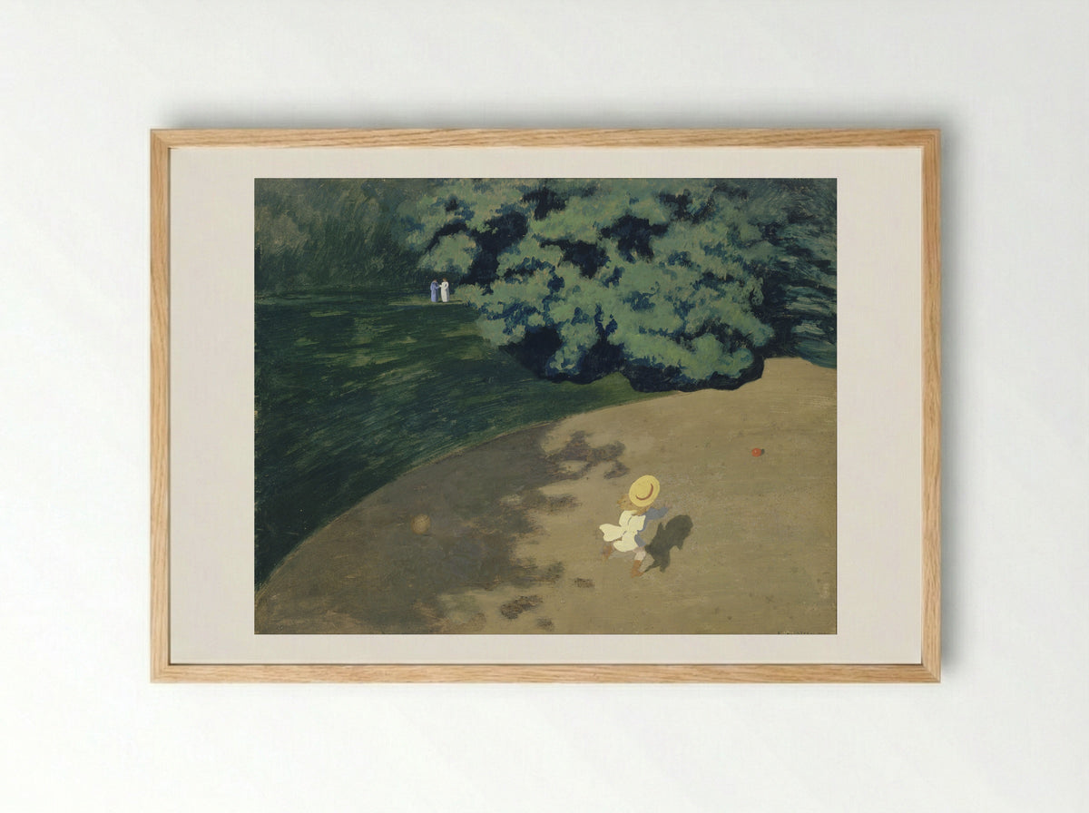 The Balloon - Félix Vallotton - Framed Print Wood