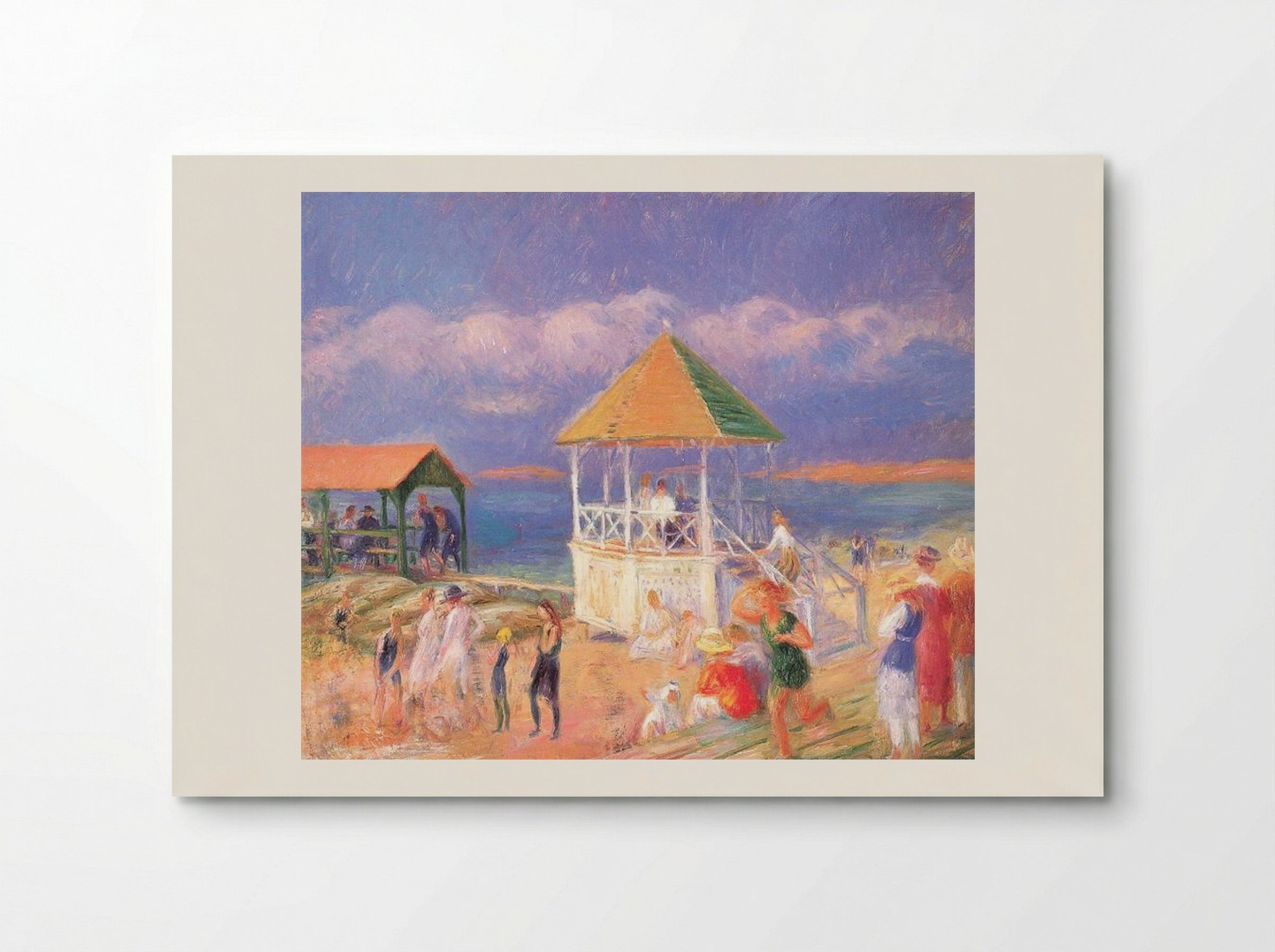The Bandstand - William James Glackens - Poster