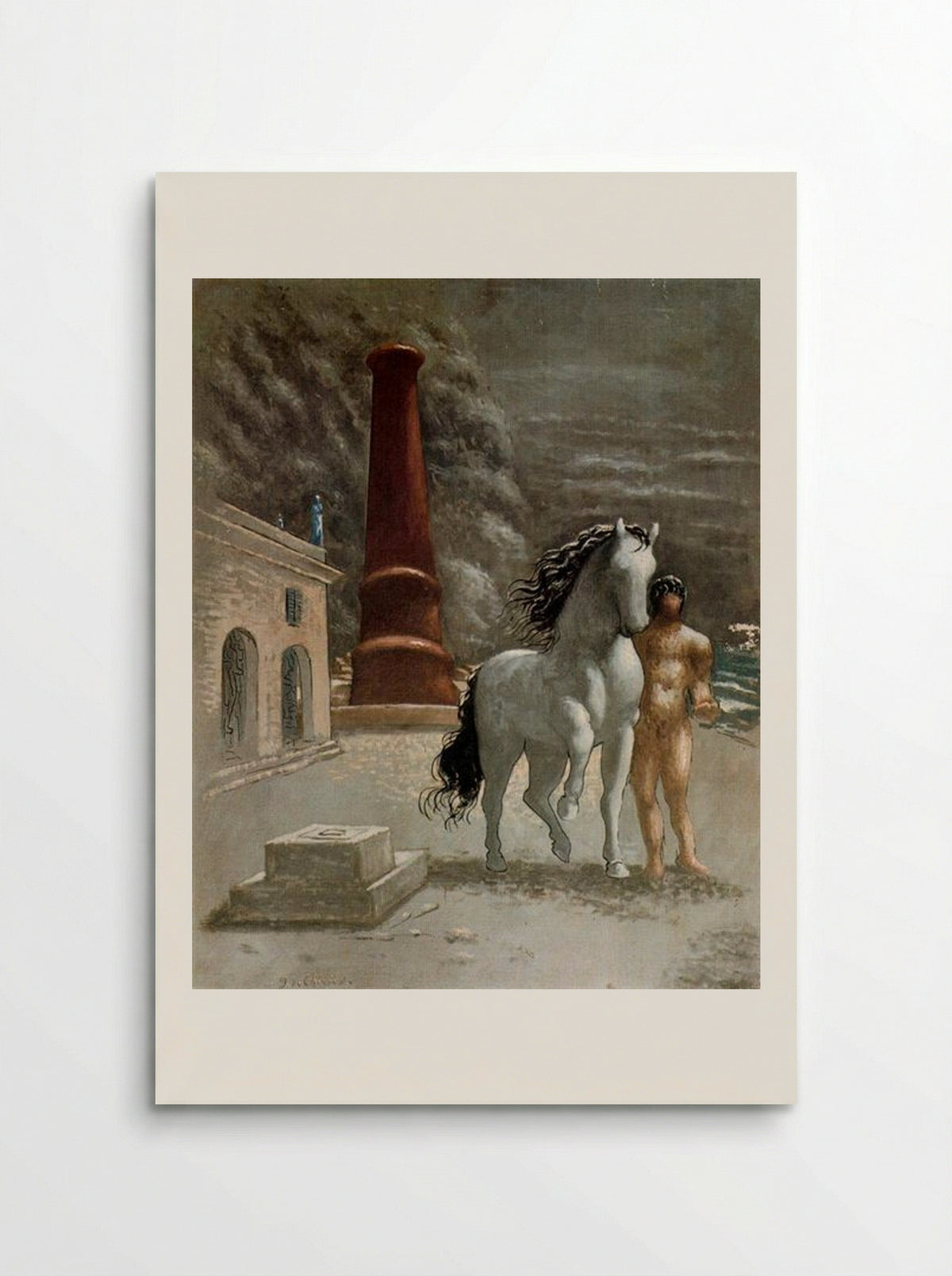 The Bank of Thessaly - Giorgio de Chirico - Poster