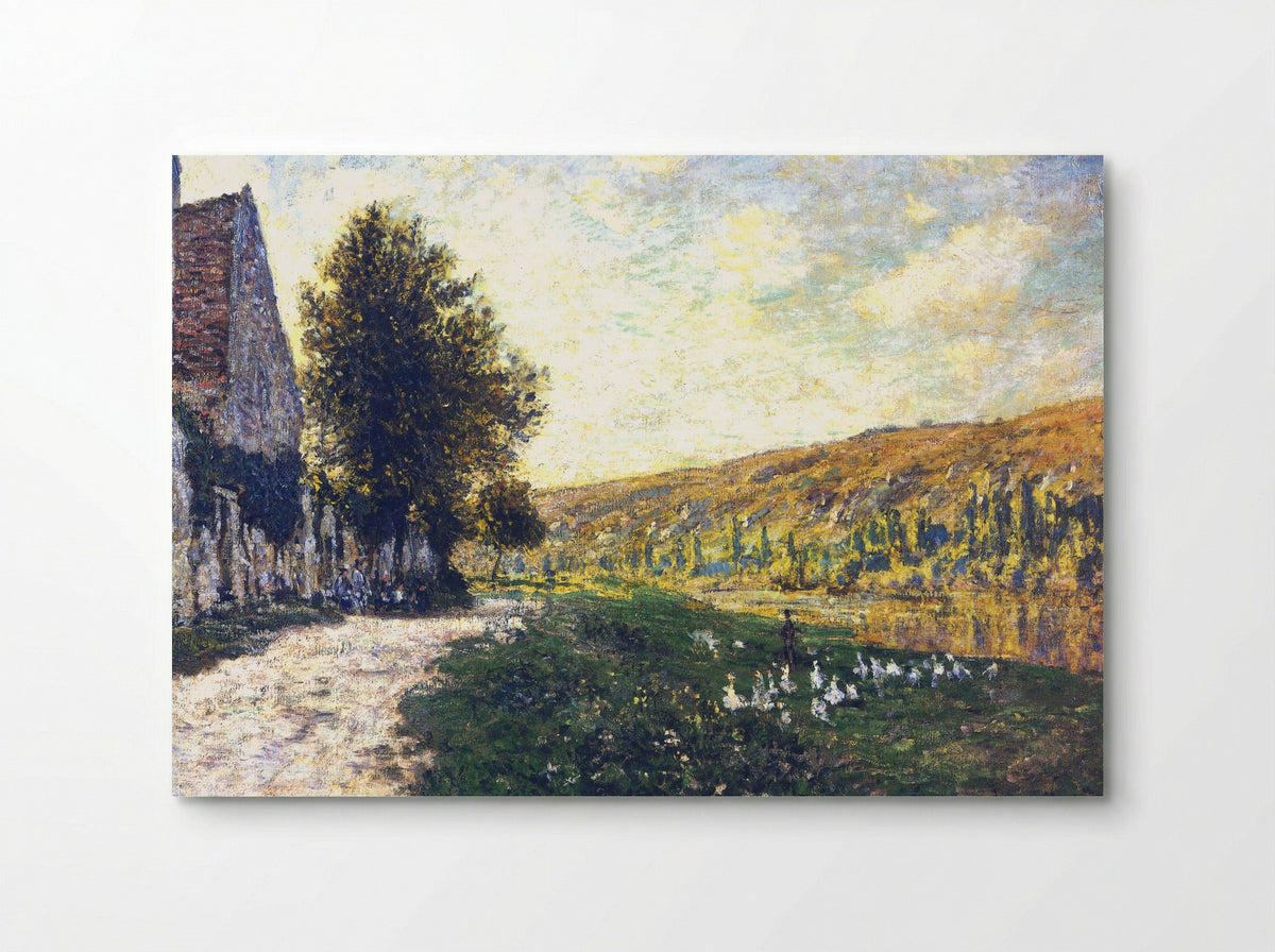 The Banks of the Seine, Lavacourt - Claude Monet - Poster