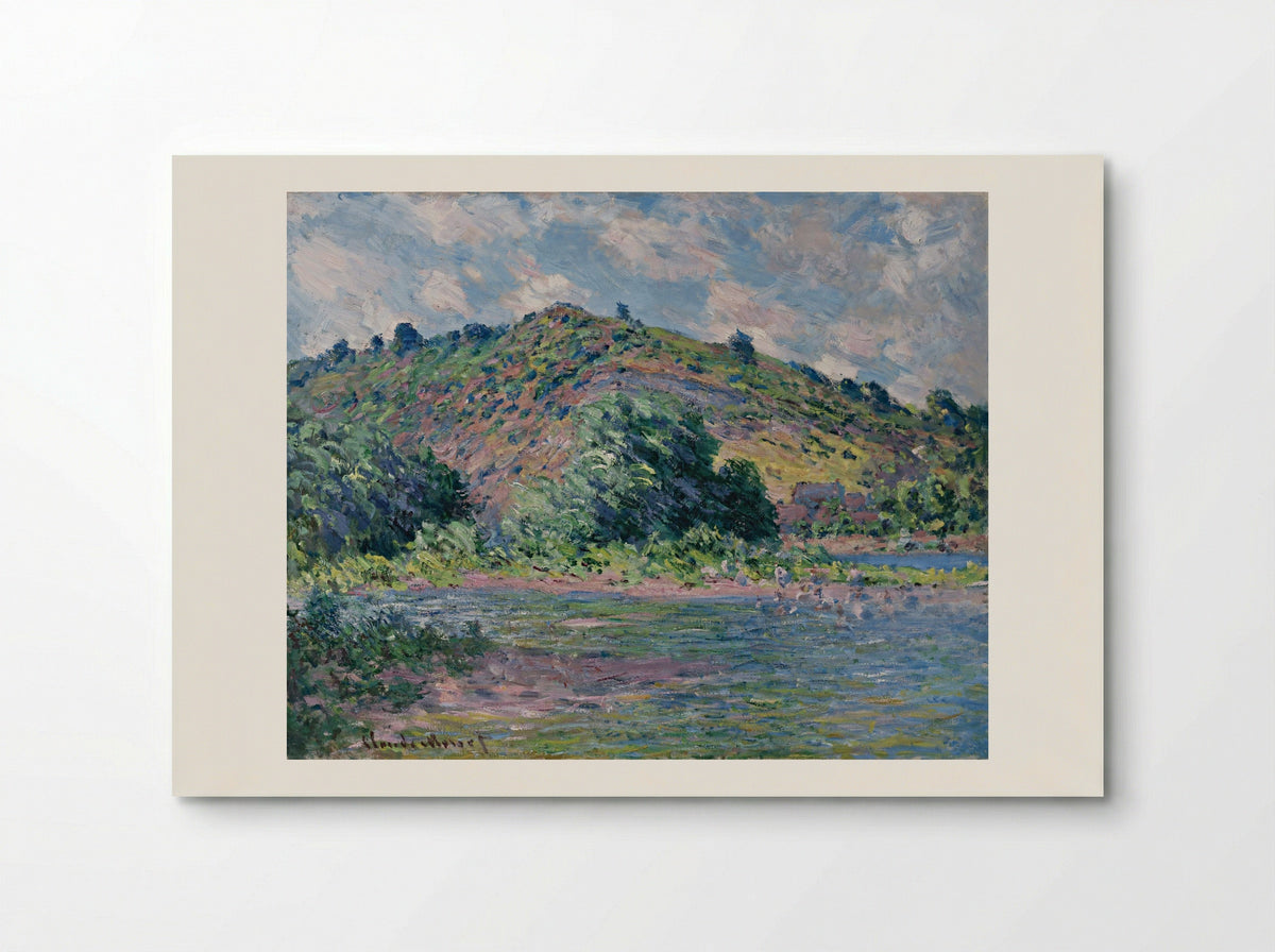 The Banks of the Seine at Port-Villez - Claude Monet - Poster