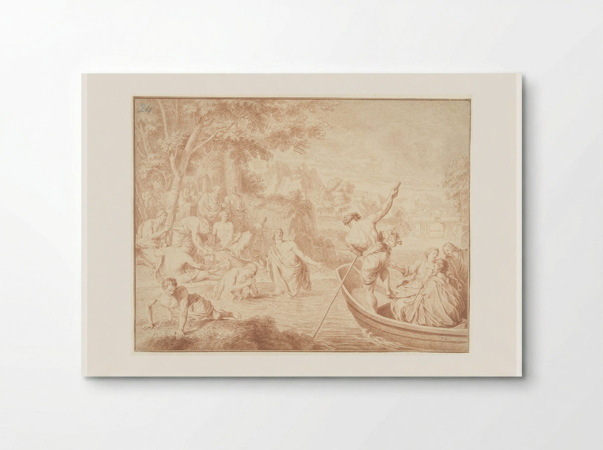 The Baptism of Christ - Louis Fabritius Dubourg - Poster