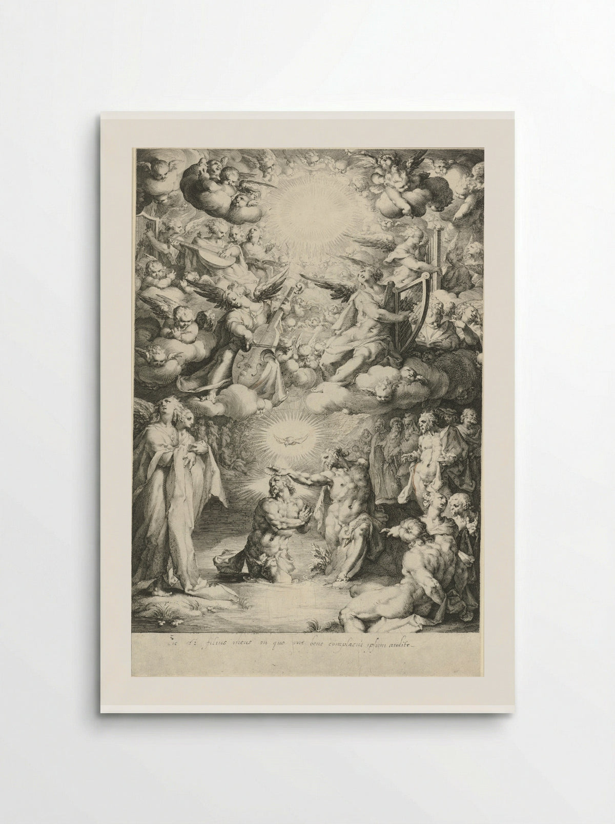 The Baptism of Christ - Jan Harmensz. Muller - Poster