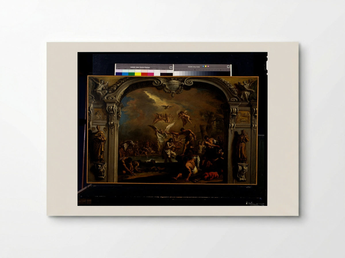 The Baptism of Christ - Sebastiano Ricci - Poster