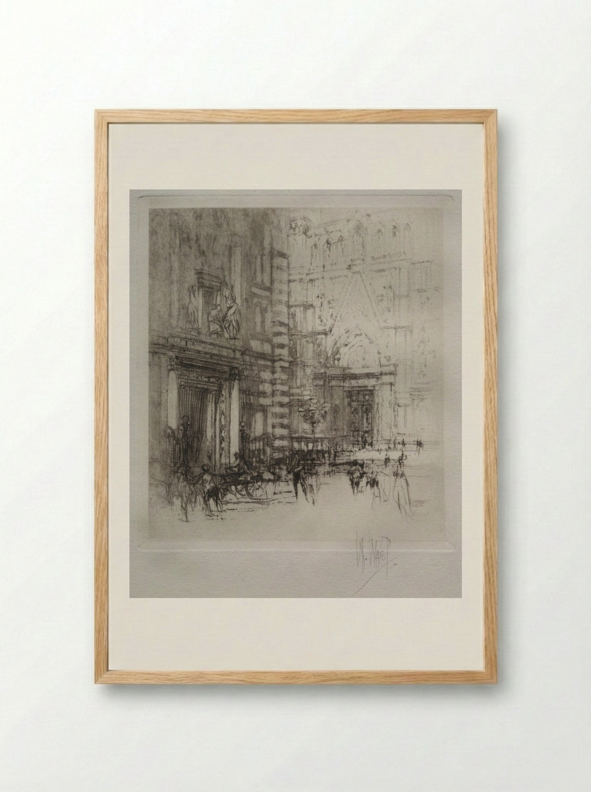 The Baptistry, Florence - William Walcot - Framed Print Wood