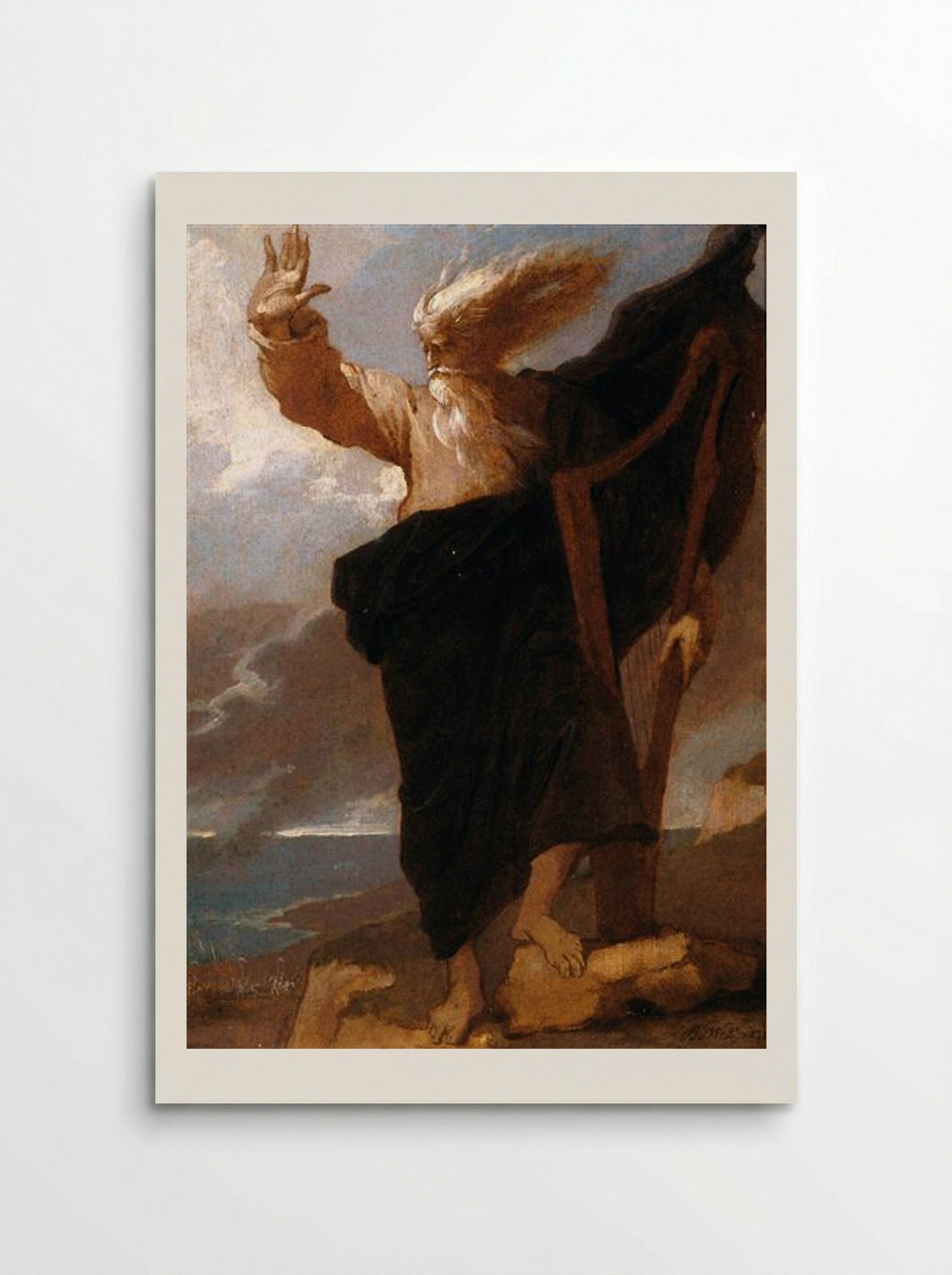The Bard - Benjamin West - Poster