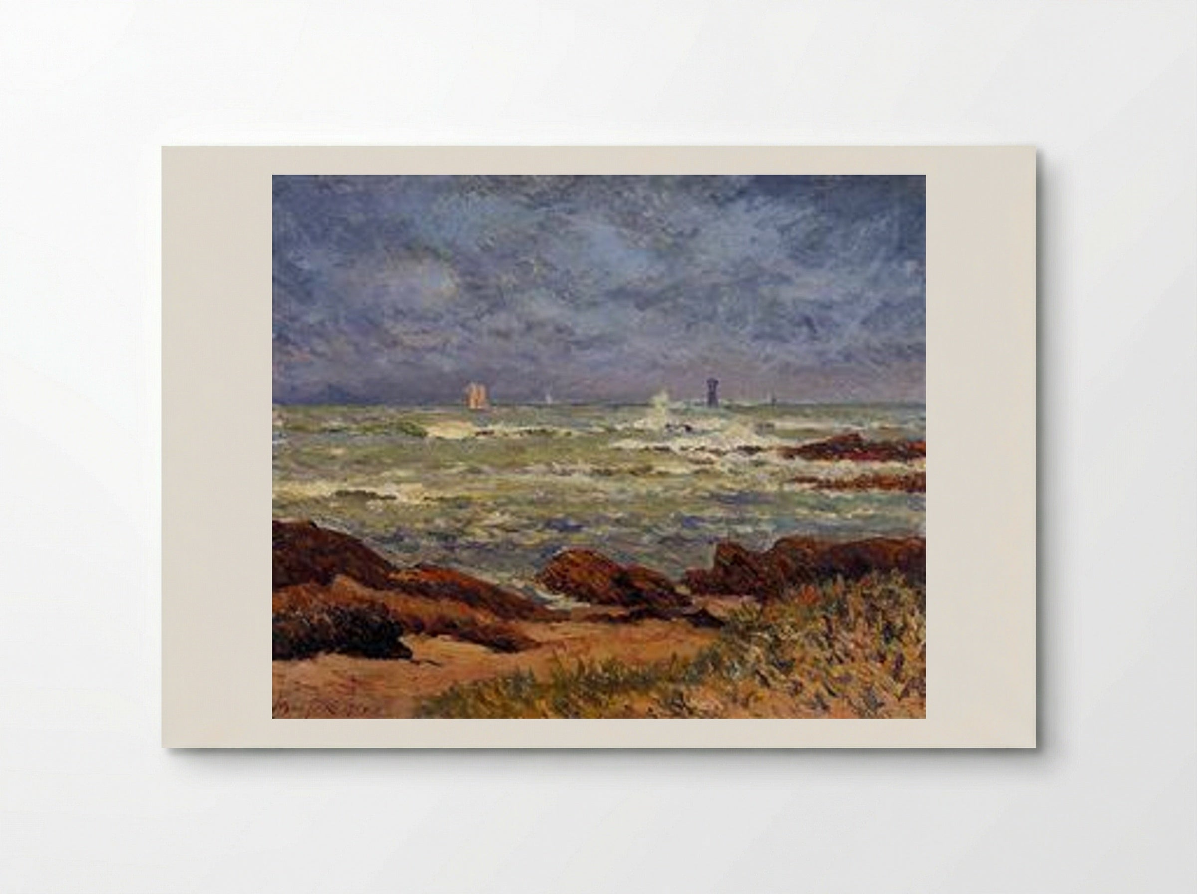 The Barges Lighthouse - Maxime Maufra - Poster