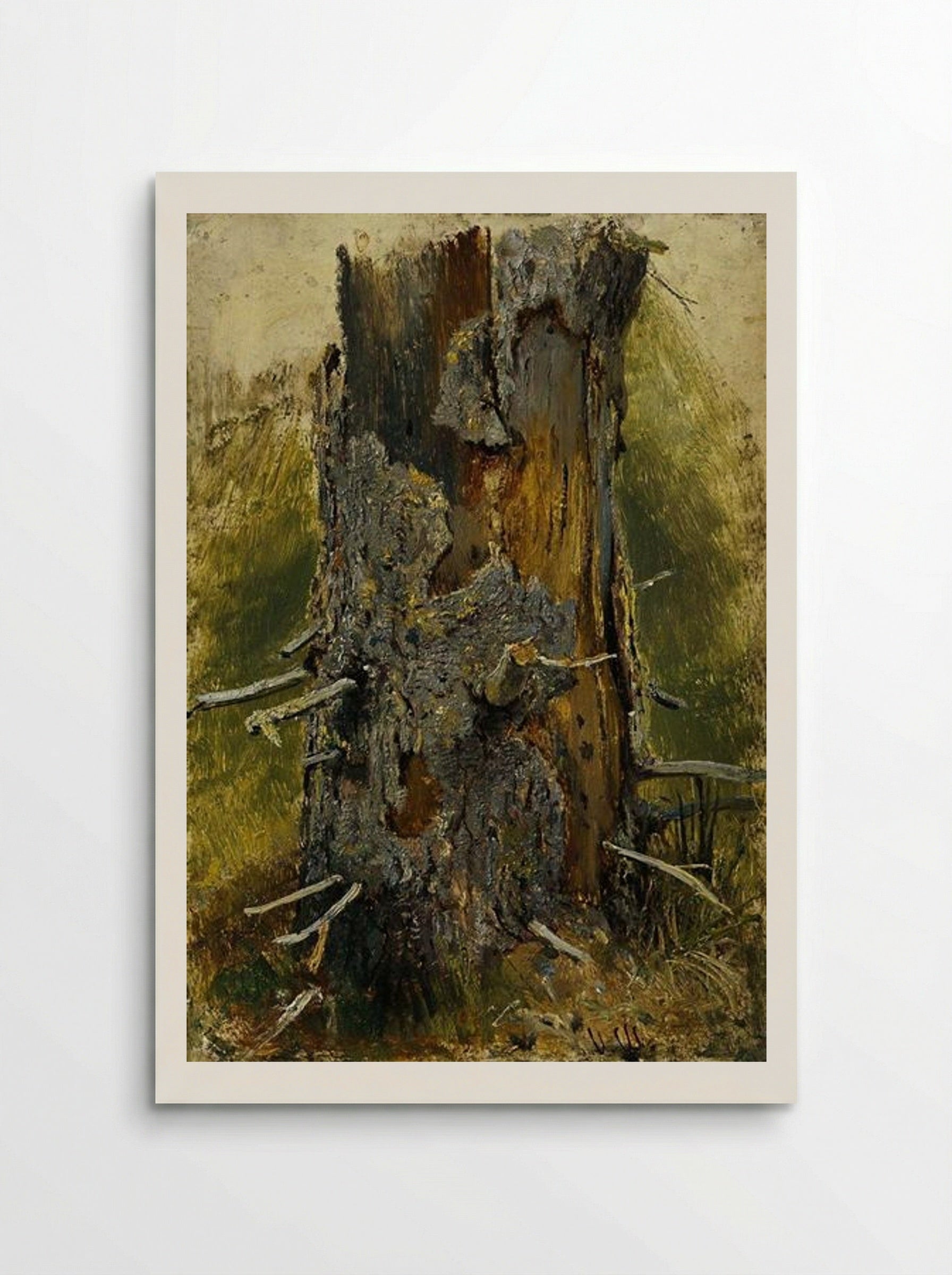 The Bark on the Dry Trunk - Ivan Shishkin - Poster