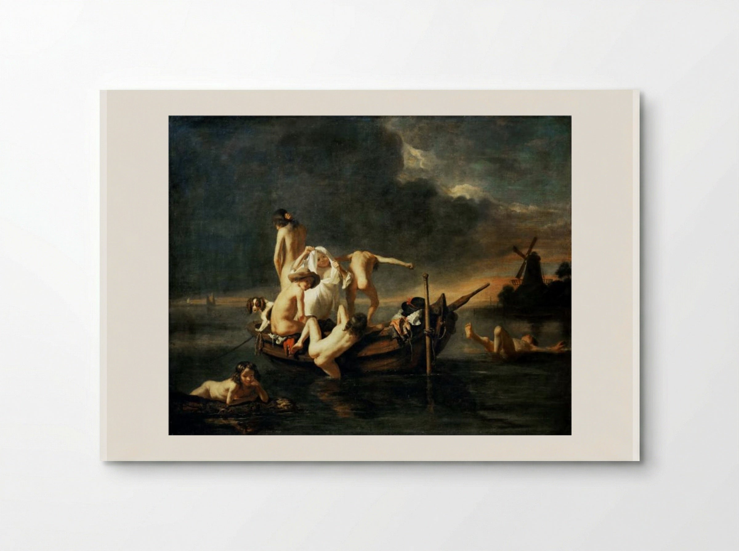 The Bath - Nicolaes Maes - Poster