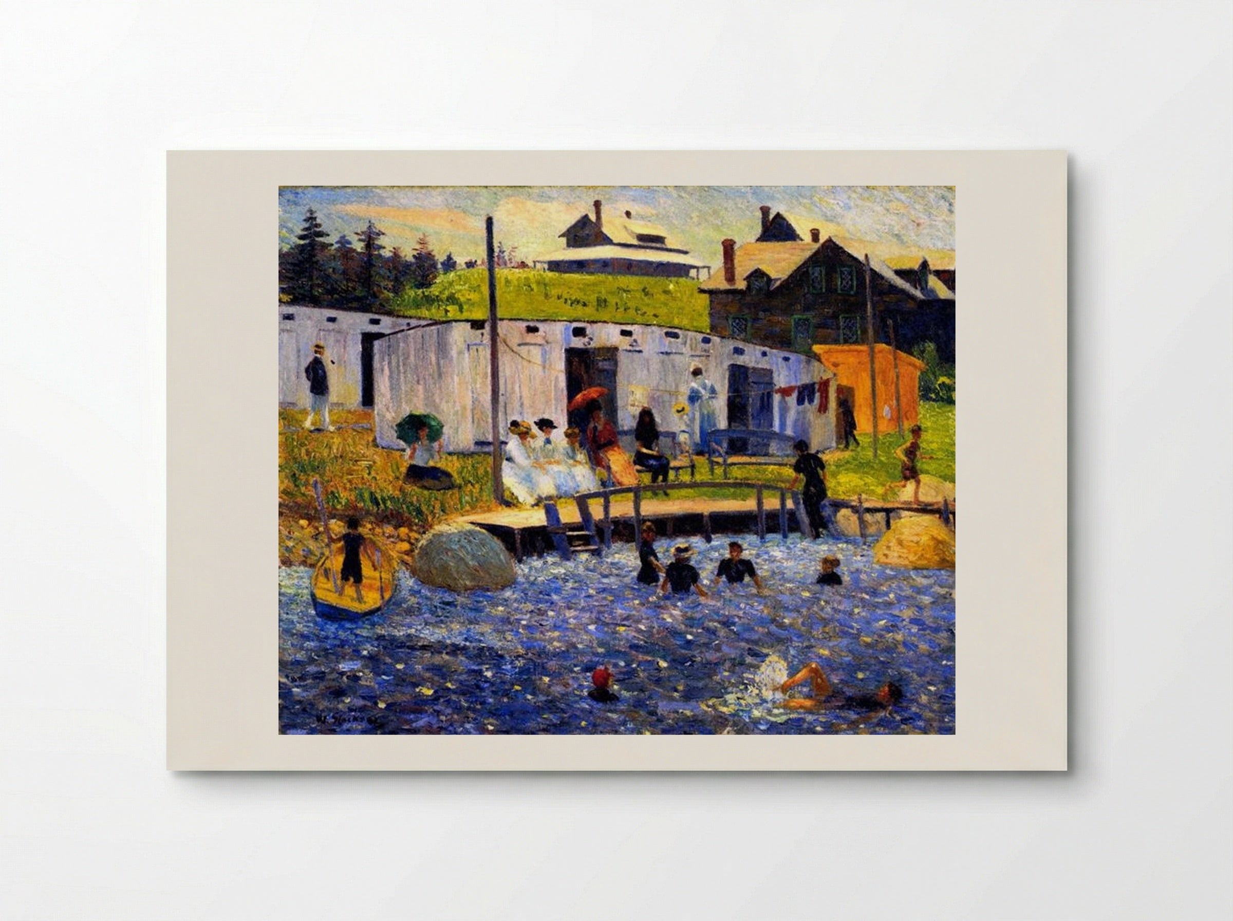 The Bathing Hour - William James Glackens - Poster