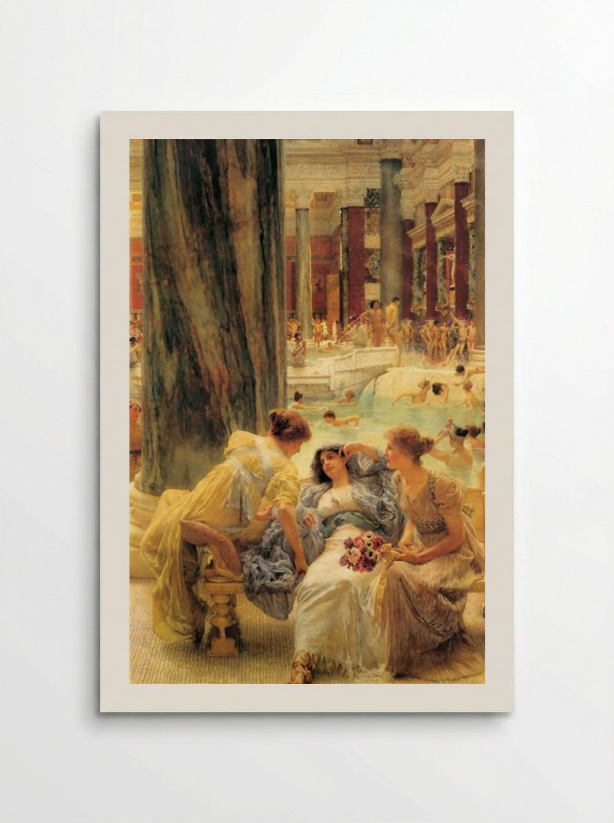 The Baths of Caracalla - Sir Lawrence Alma-Tadema - Poster