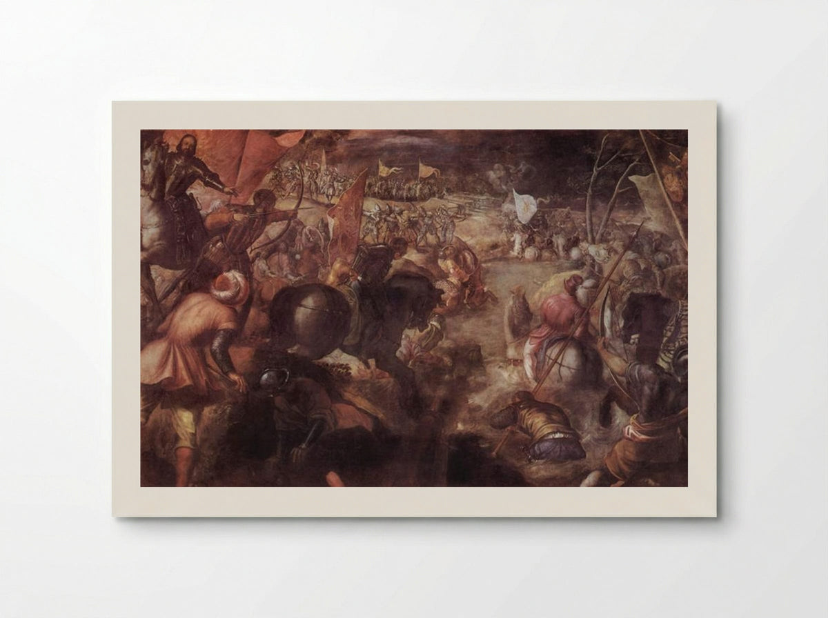The Battle of the Taro - Tintoretto - Poster