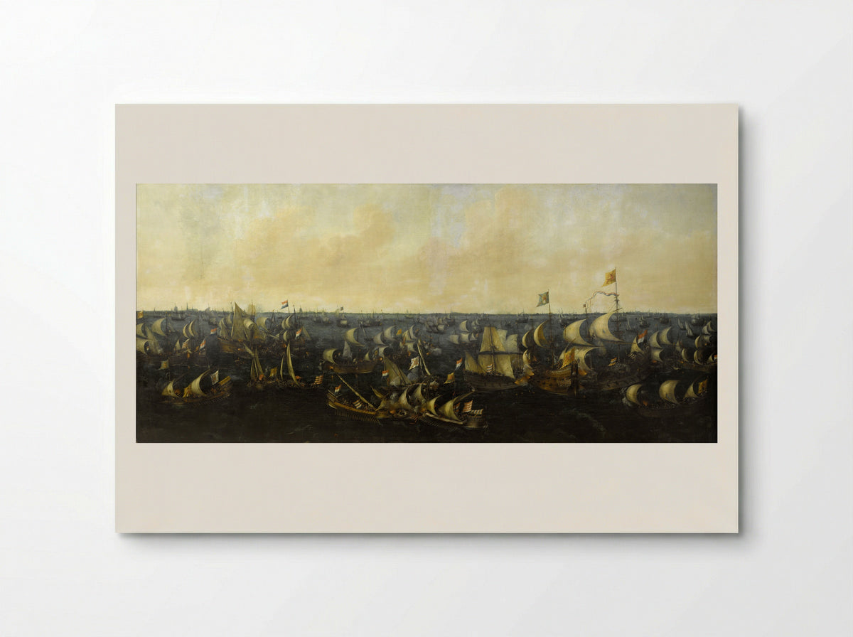 The Battle on the Zuiderzee, 6 October 1573 - Abraham de Verwer - Poster