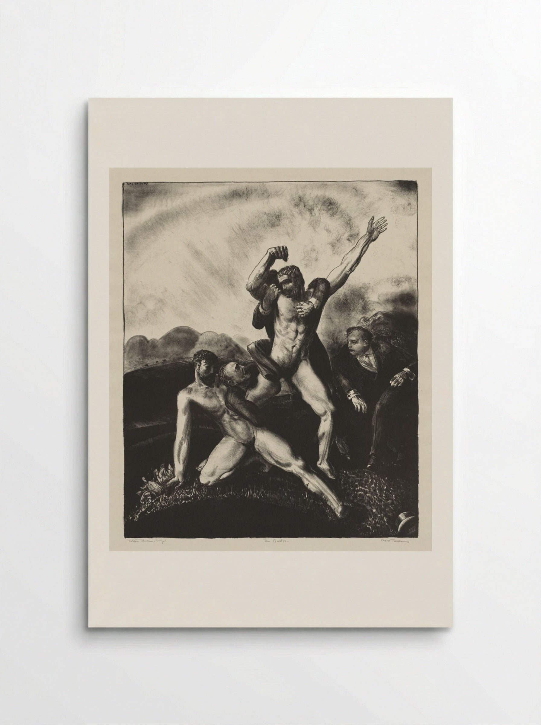 The Battle - George Bellows - Poster