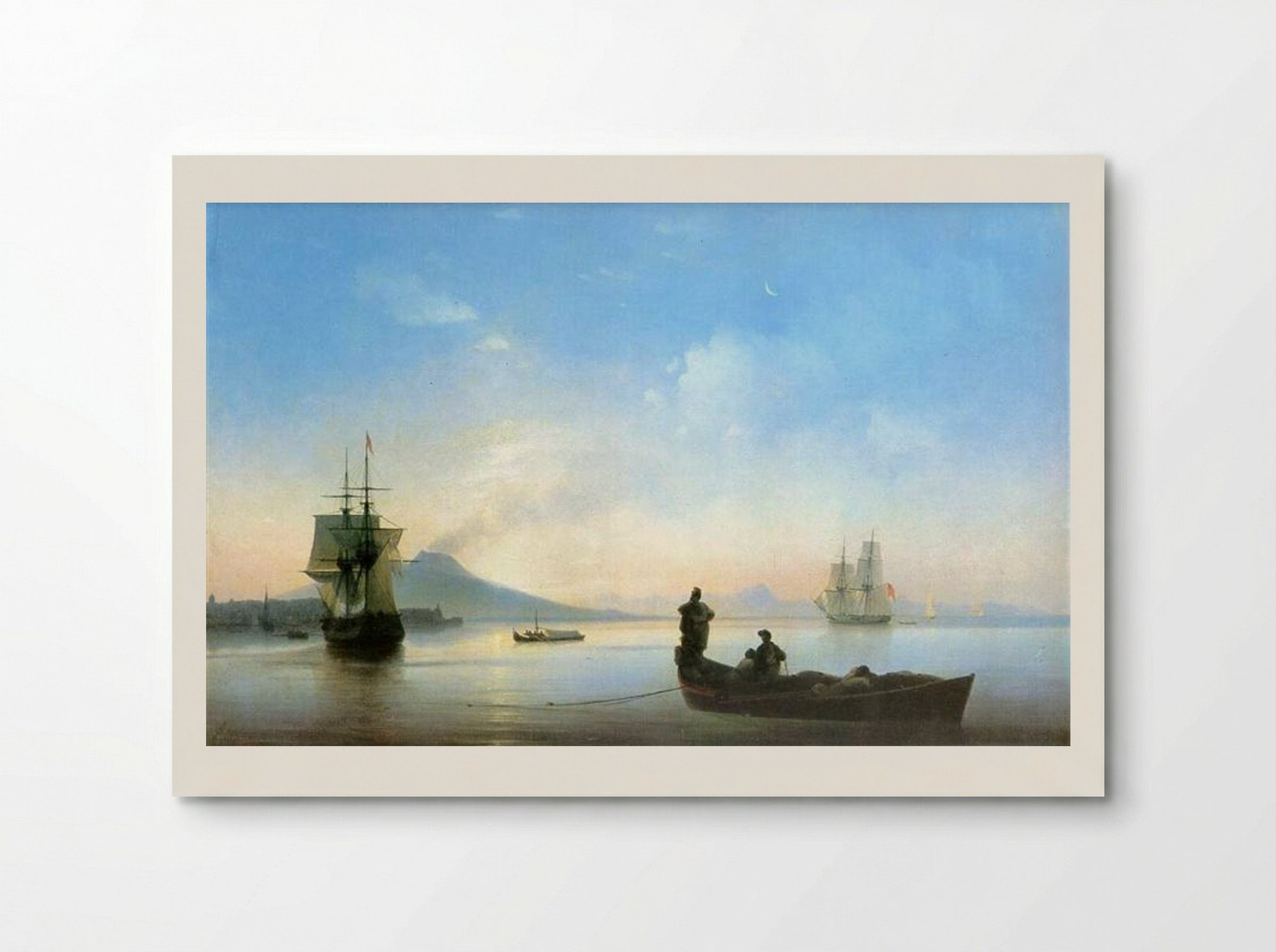 The Bay of Naples in the Morning - Ivan Aivazovsky - Poster