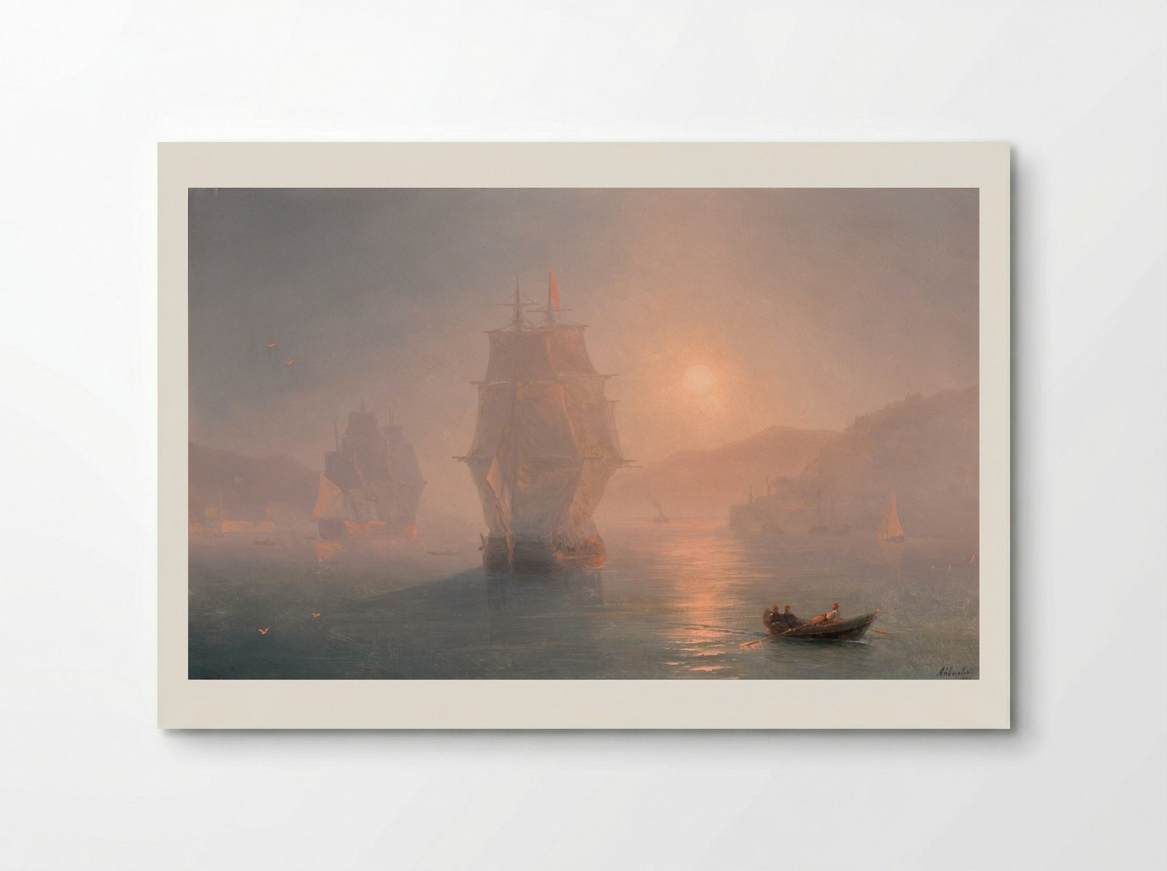 The Bay of Naples on a Misty Morning - Ivan Aivazovsky - Poster