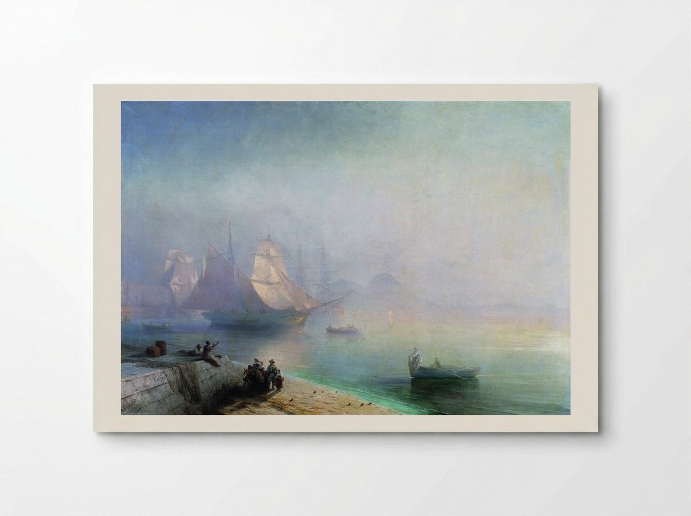 The Bay of Naples on a Misty Morning - Ivan Aivazovsky - Poster