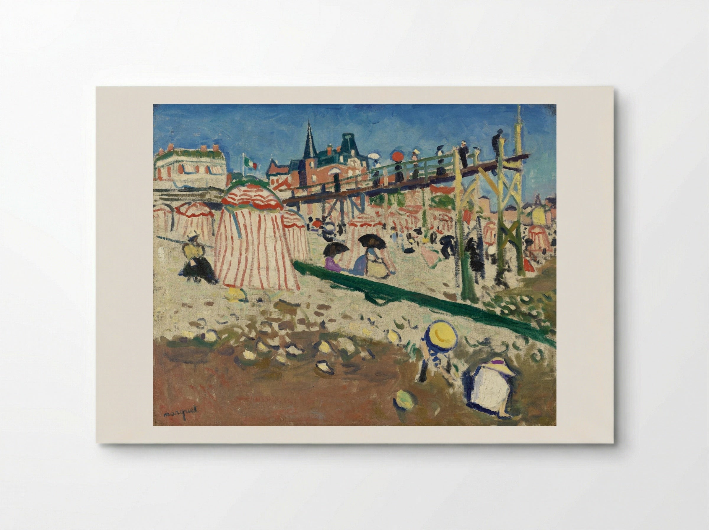 The Beach at Fécamp - Albert Marquet - Poster