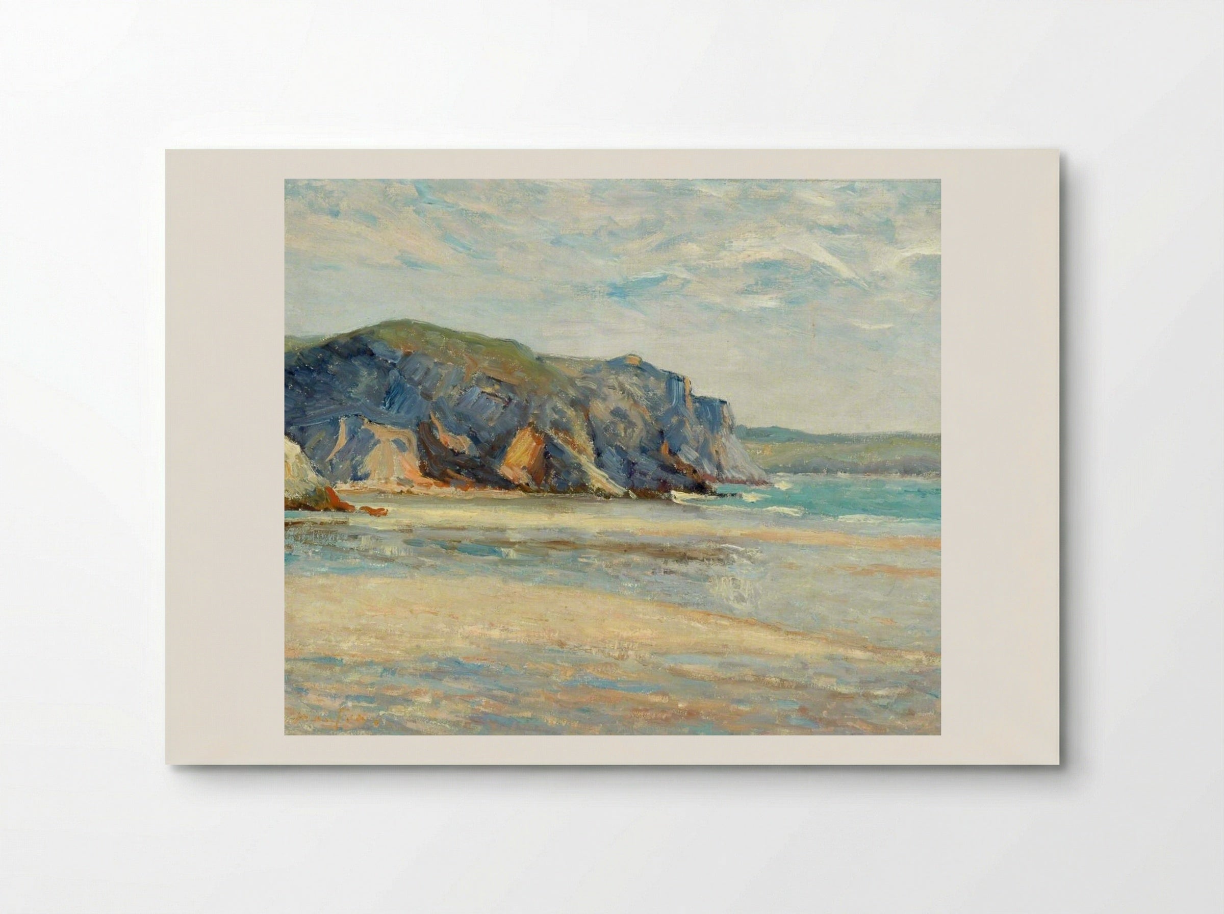 The Beach at Morgat, Finistere - Maxime Maufra - Poster