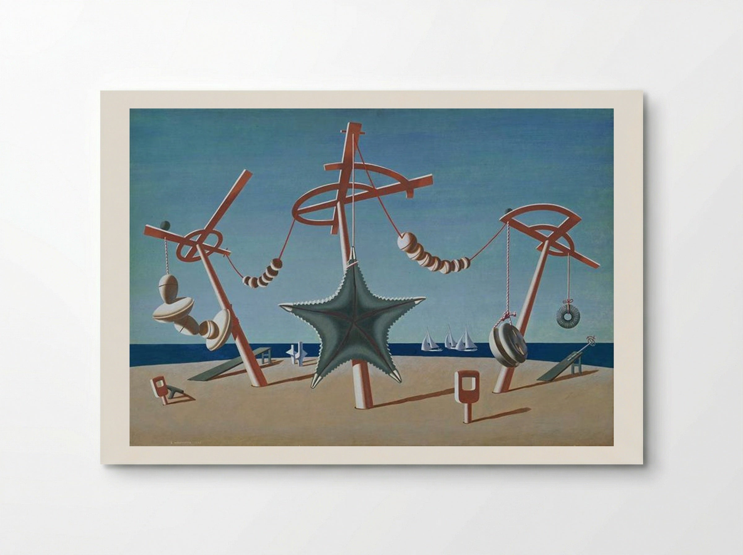 The Beached Margin - Edward Wadsworth - Poster