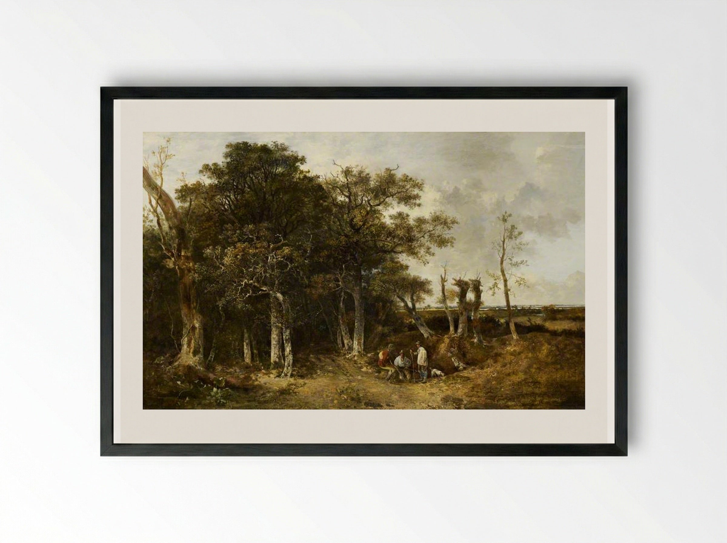 The Beaters - John Crome - Framed Print Black