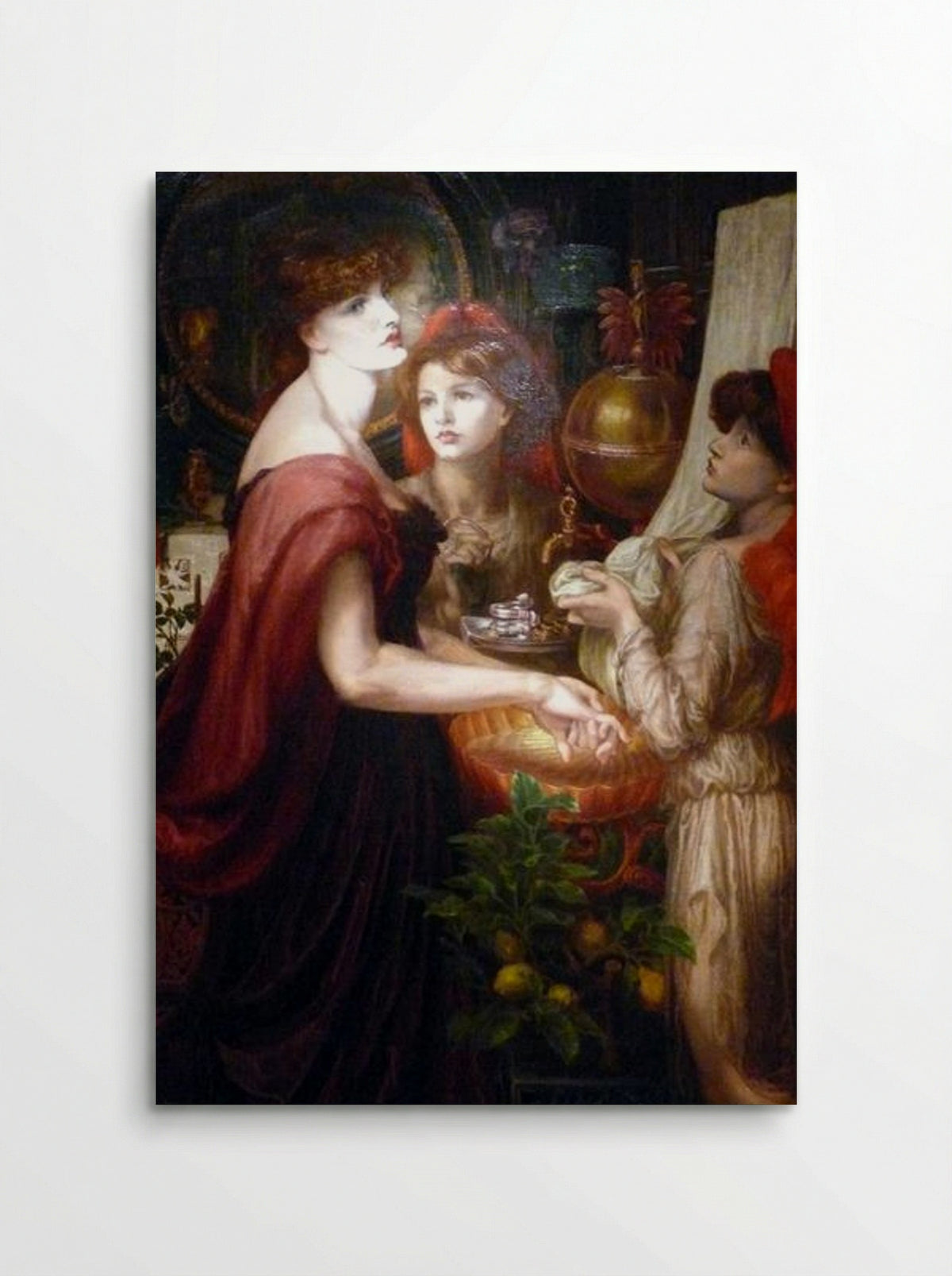 The Beautiful Hand - Dante Gabriel Rossetti - Poster
