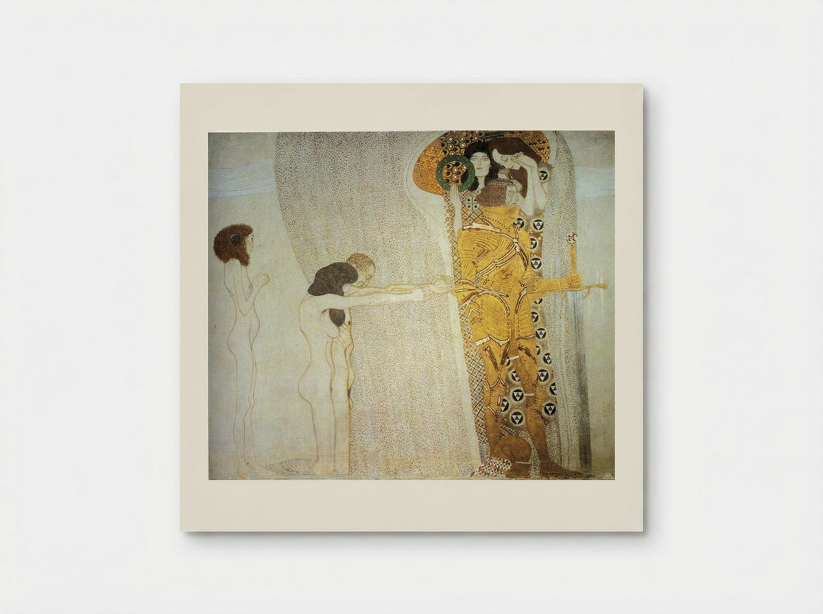 The Beethoven Frieze: The Longing for Happiness - Gustav Klimt - Poster