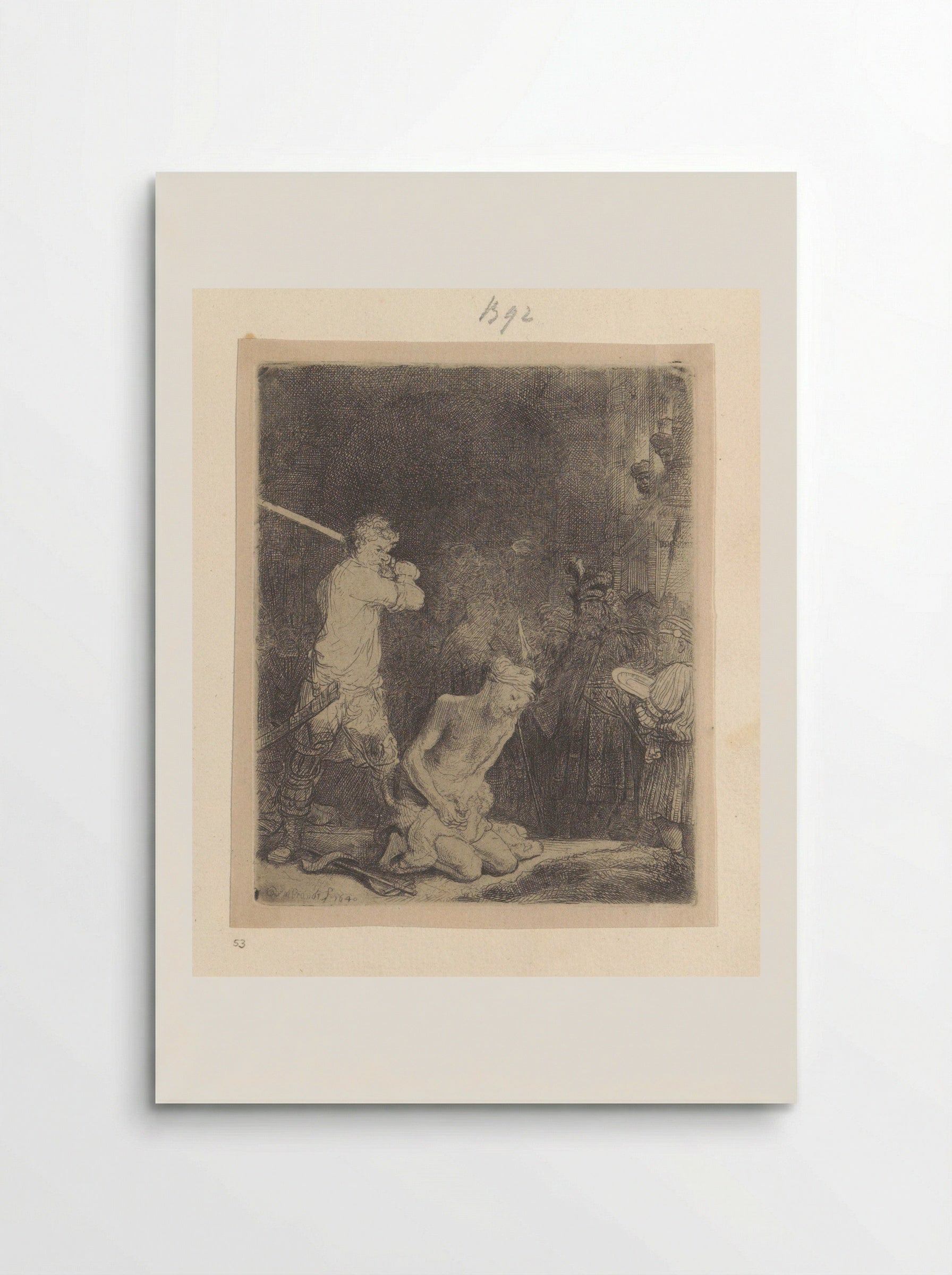 The Beheading of John the Baptist - Henry Louis Basan - Poster