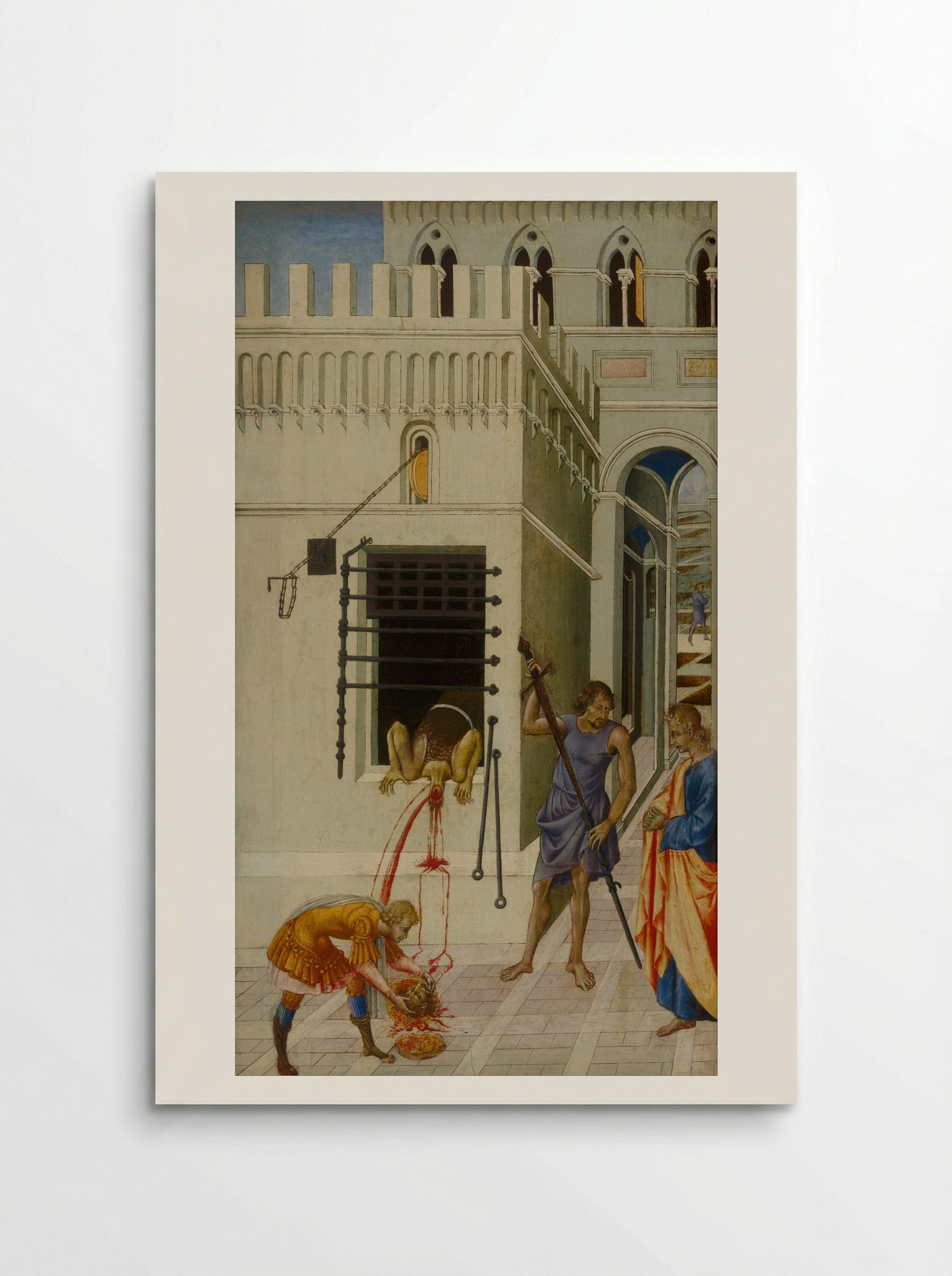 The Beheading of Saint John the Baptist - Giovanni di Paolo - Poster
