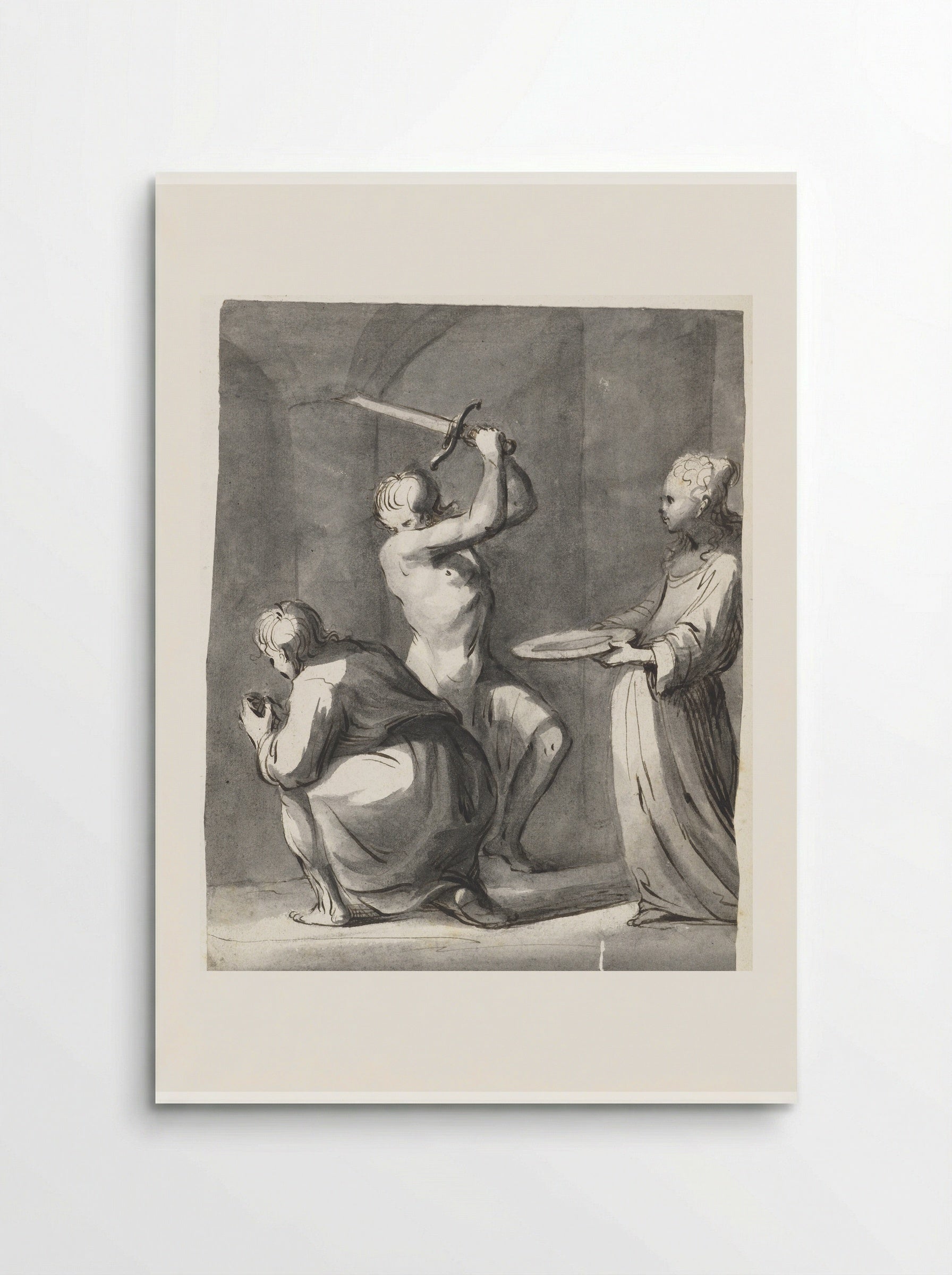 The Beheading of Saint John the Baptist - Moses ter Borch - Poster