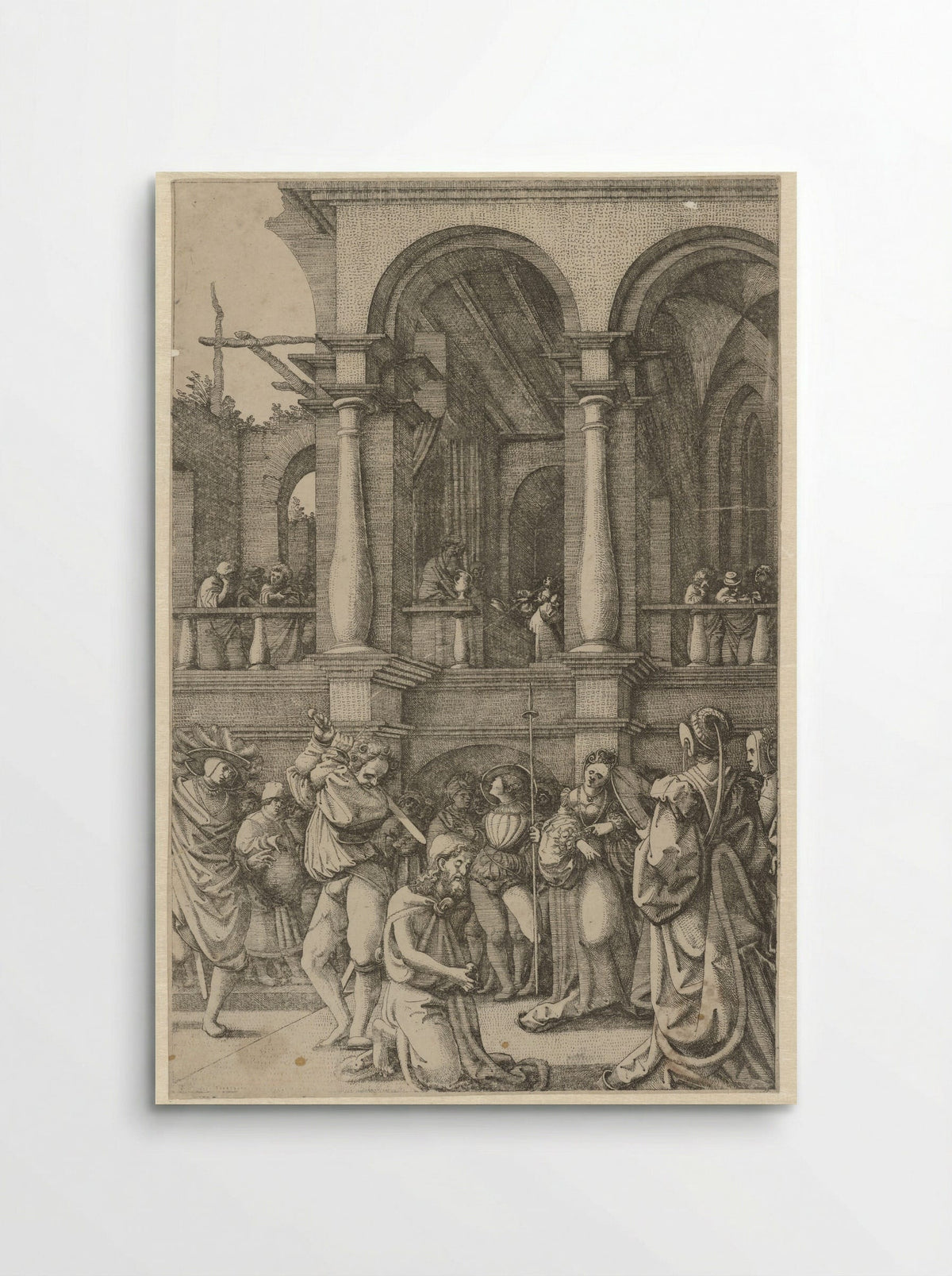 The Beheading of Saint John the Baptist - Frans Crabbe van Espleghem - Poster
