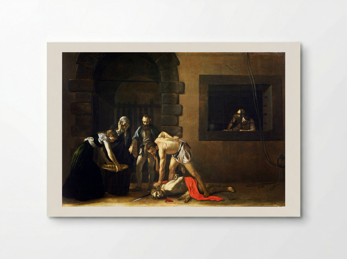 The Beheading of Saint John the Baptist - Caravaggio - Poster