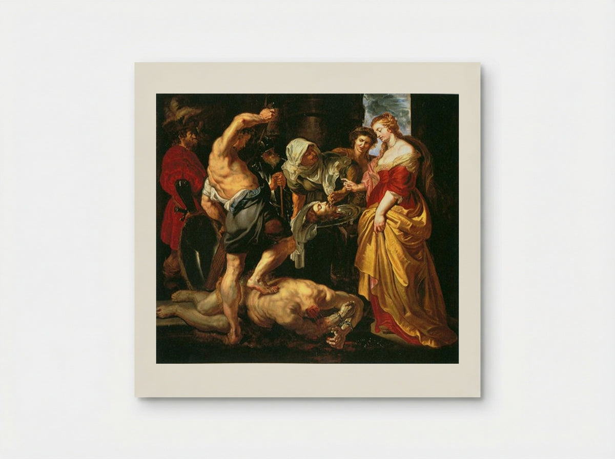 The Beheading of St. John the Baptist - Peter Paul Rubens - Poster