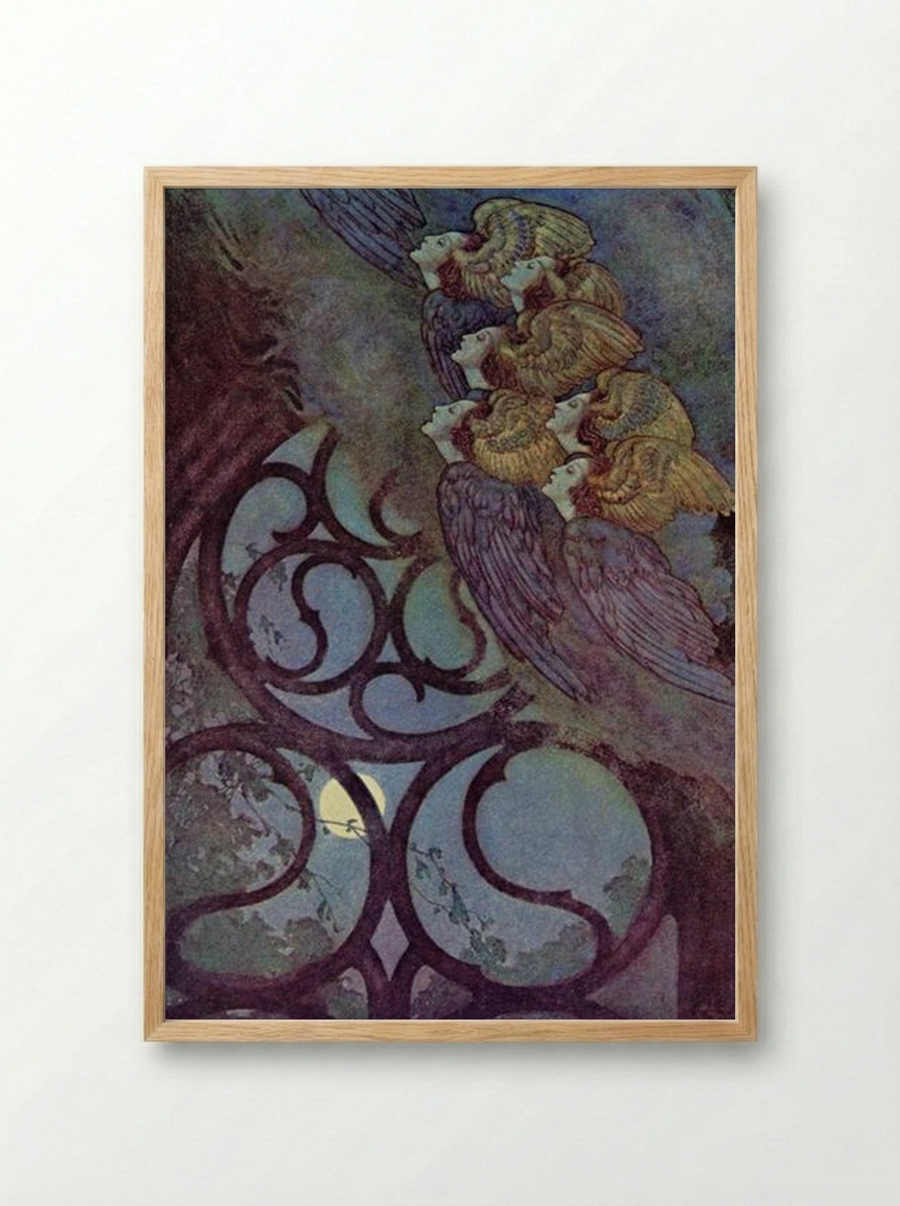 The Bells - Edmund Dulac - Framed Print Wood
