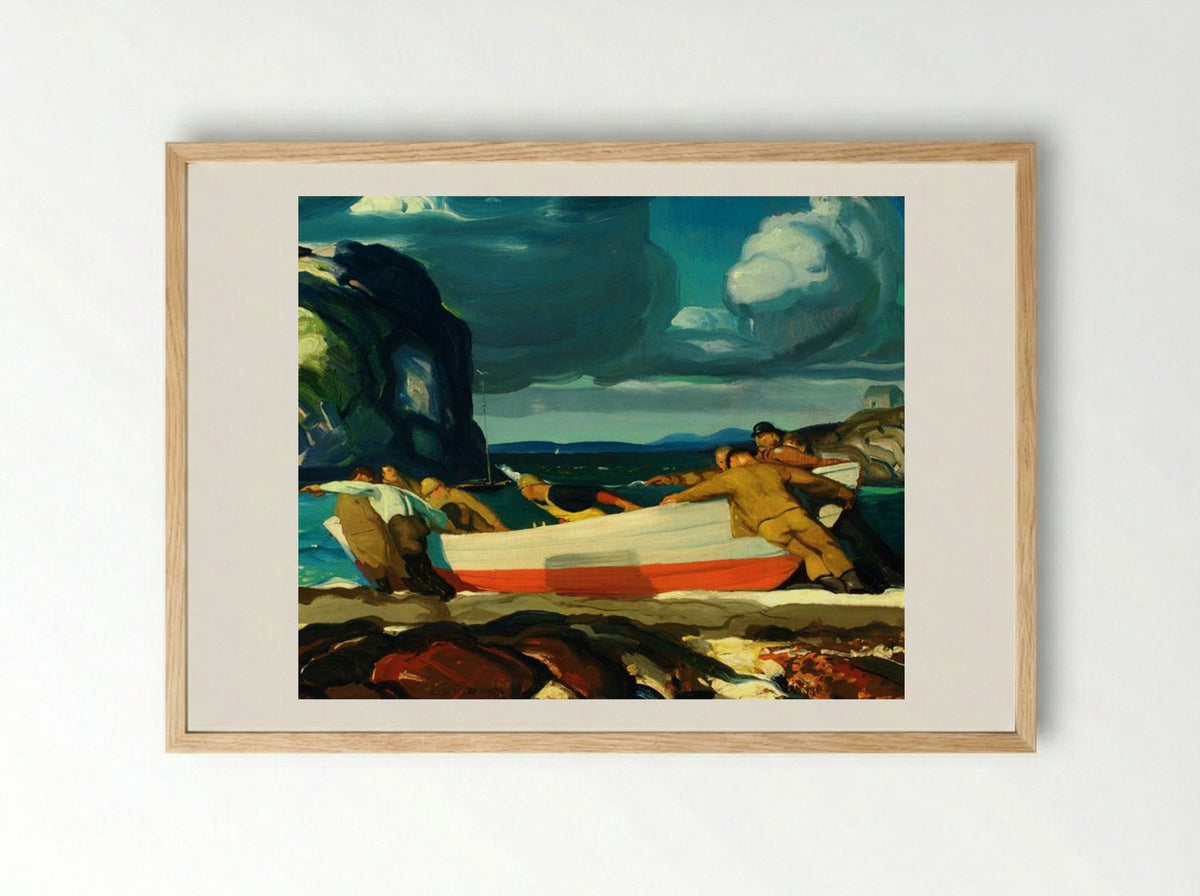 The Big Dory - George Bellows - Framed Print Wood