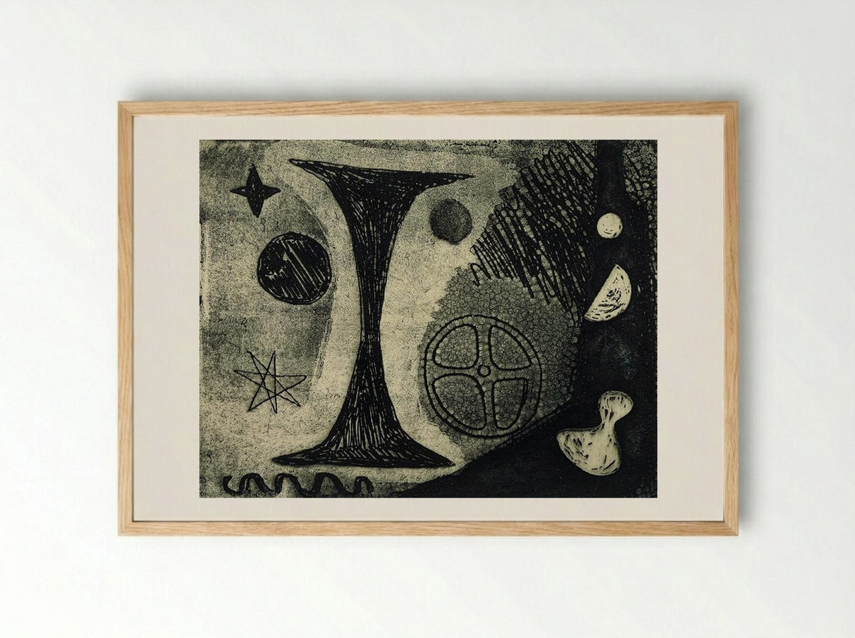 The Big I - Alexander Calder - Framed Print Wood