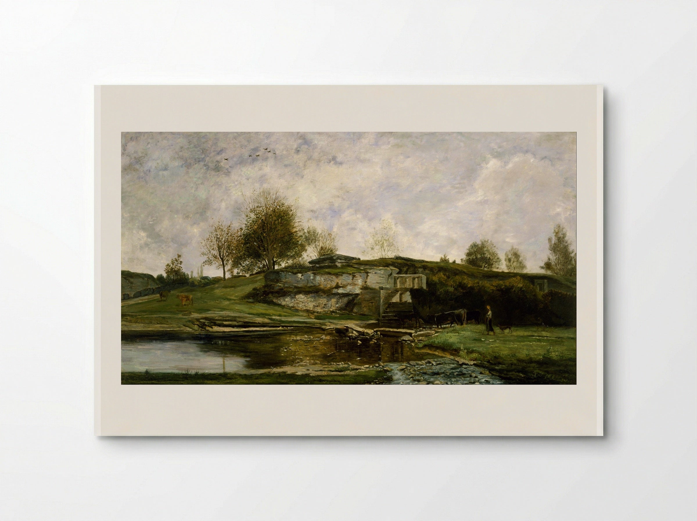 The Big Valley of the Optevoz - Charles-François Daubigny - Poster