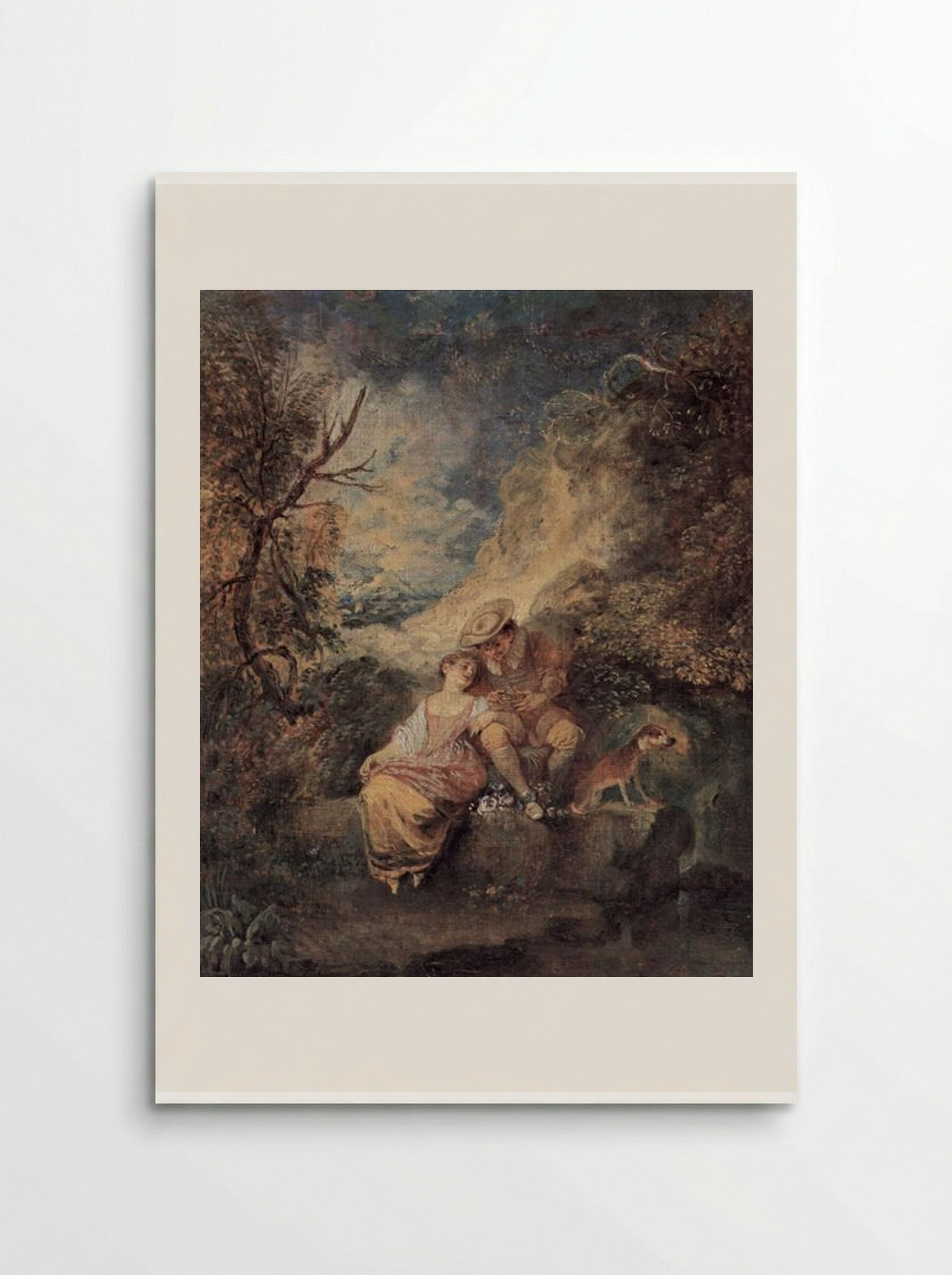 The Bird Nester - Antoine Watteau - Poster