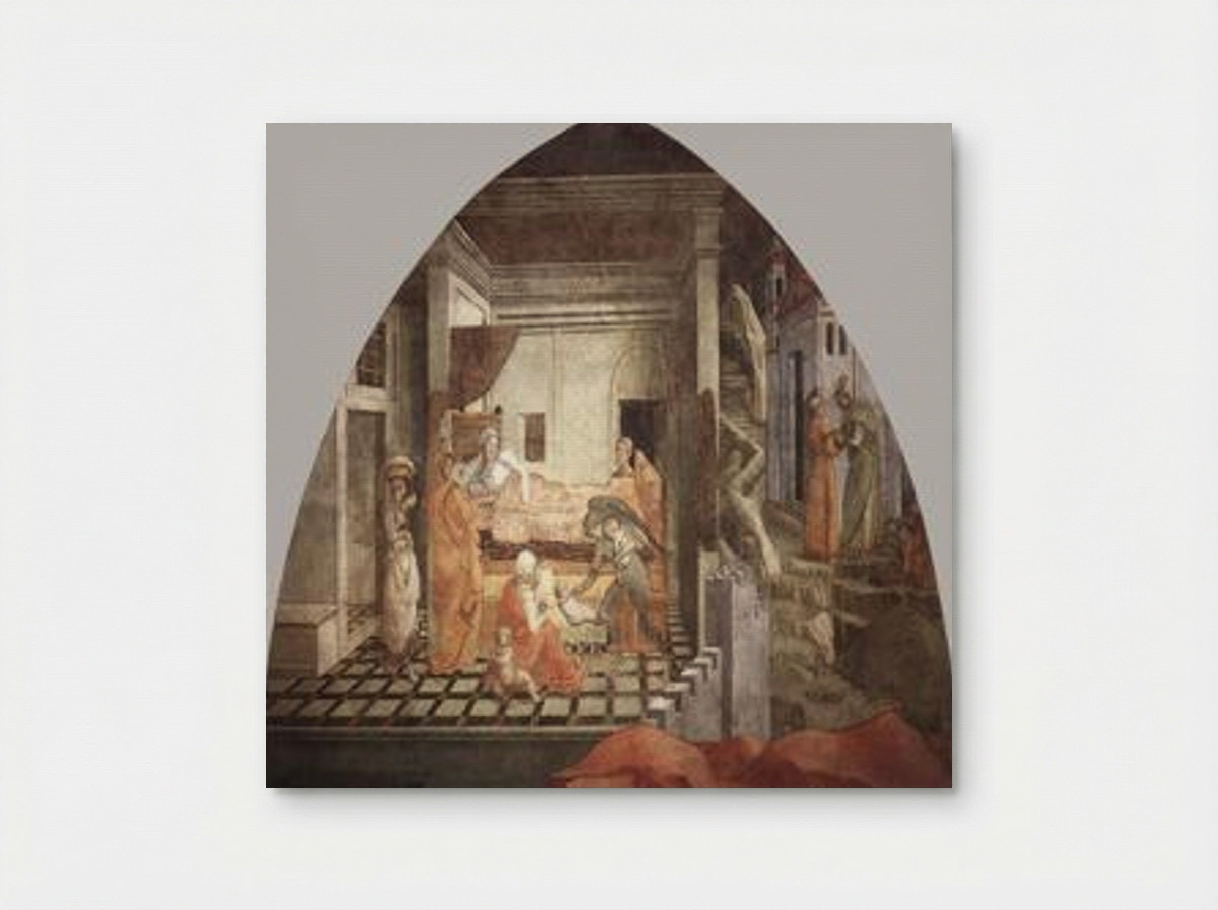 The Birth and Infancy of St. Stephen - Filippo Lippi - Poster