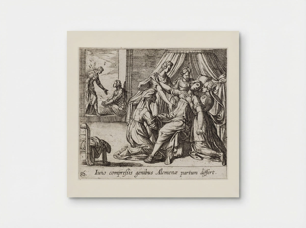 The Birth of Hercules - Antonio Tempesta - Poster