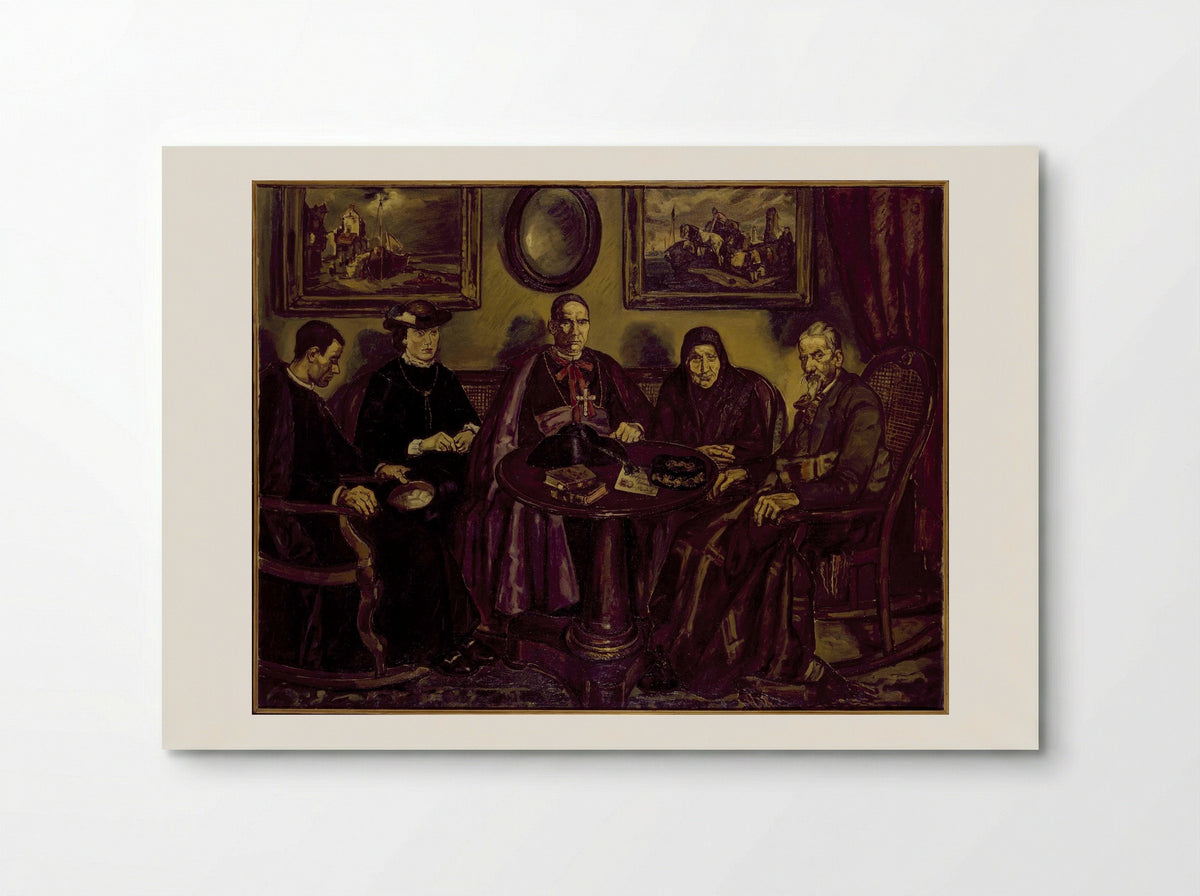 The Bishop's Visit - José Gutiérrez Solana - Poster