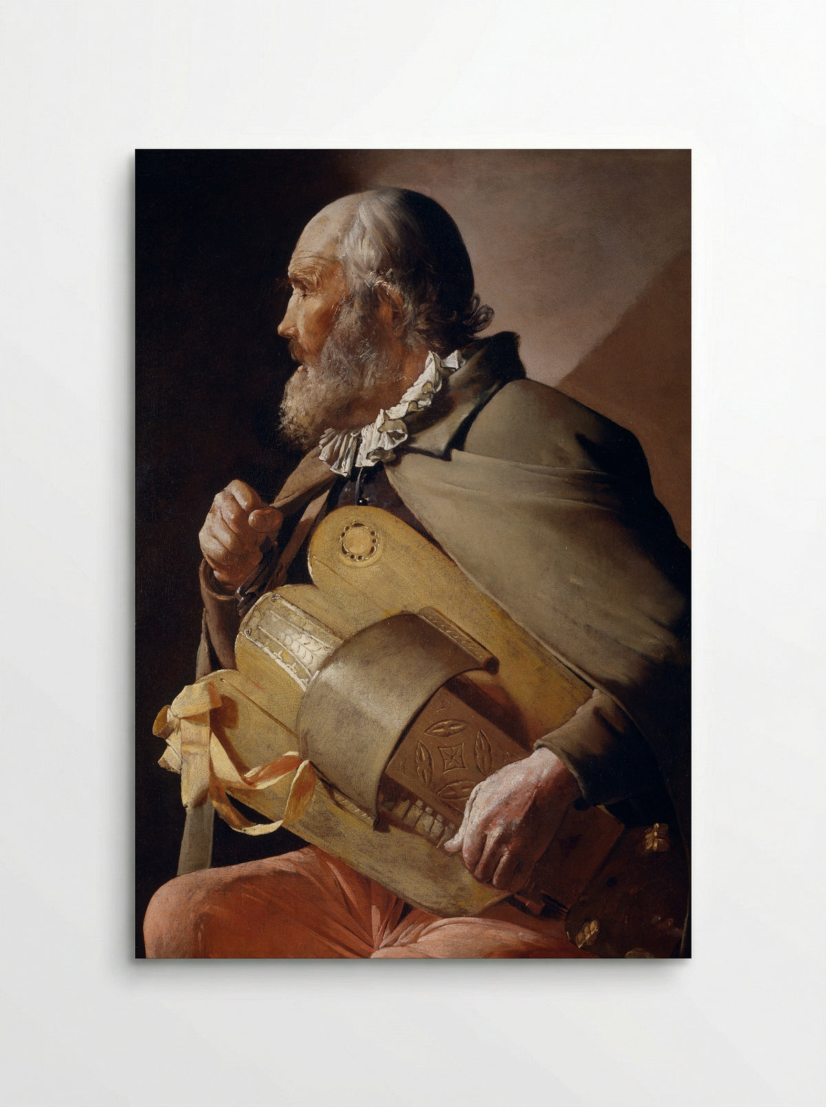 The Blind Hurdy-Gurdy Player - Georges de la Tour - Poster