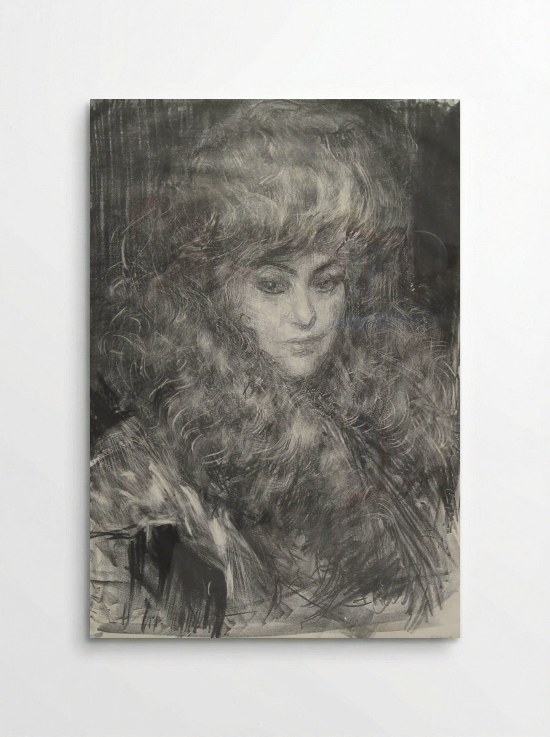 The Boa (Mrs. Milbank) - Albert Belleroche - Poster