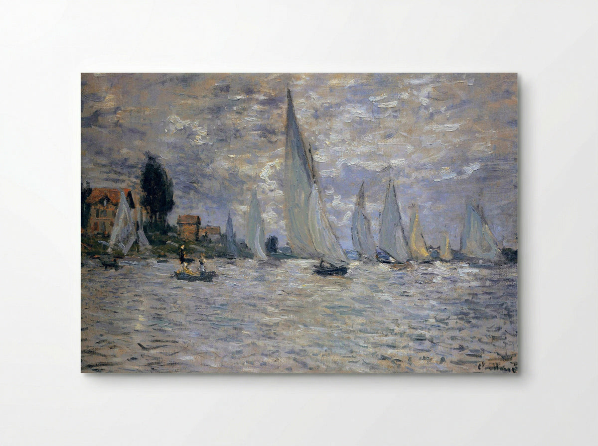 The Boats Regatta at Argenteuil - Claude Monet - Poster
