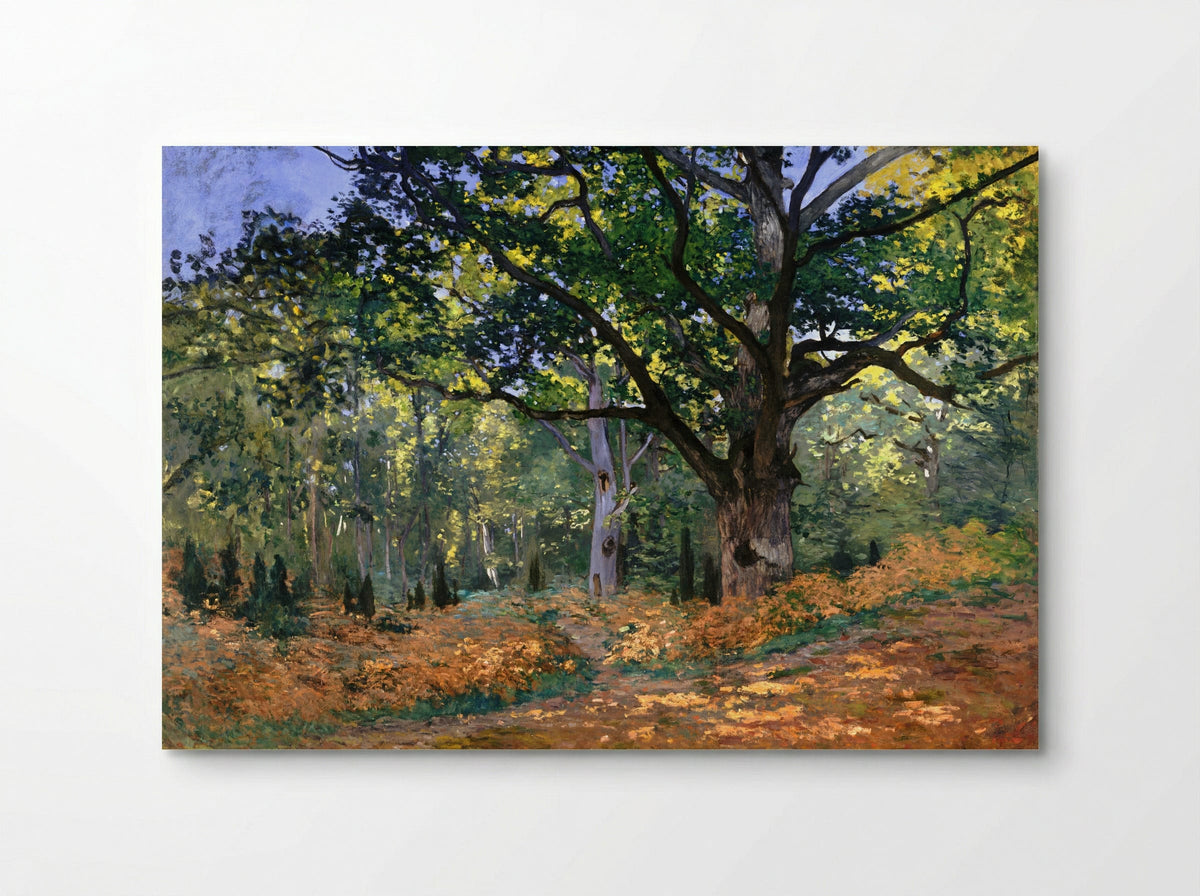 The Bodmer Oak, Fontainebleau - Claude Monet - Poster