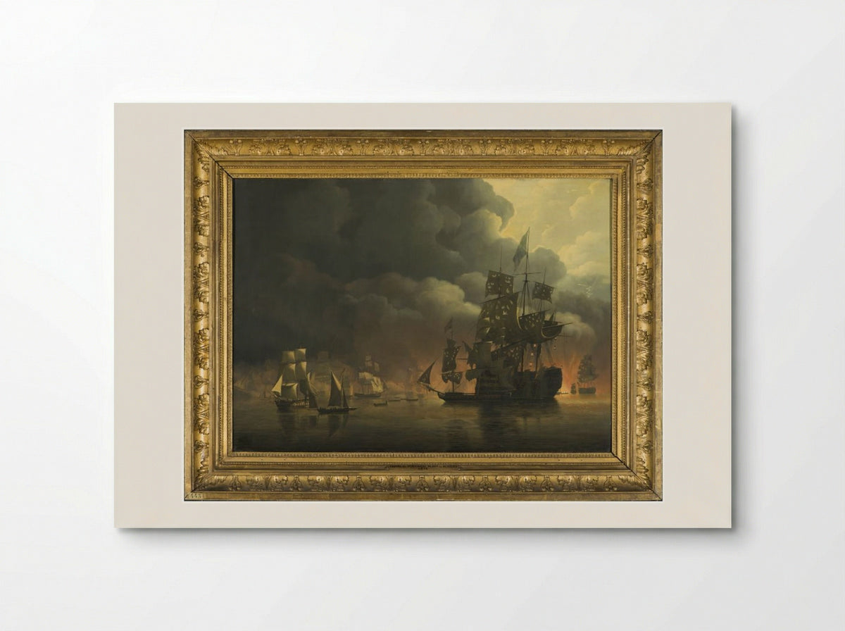 The Bombardment of Algiers - Nicolaas Baur - Poster