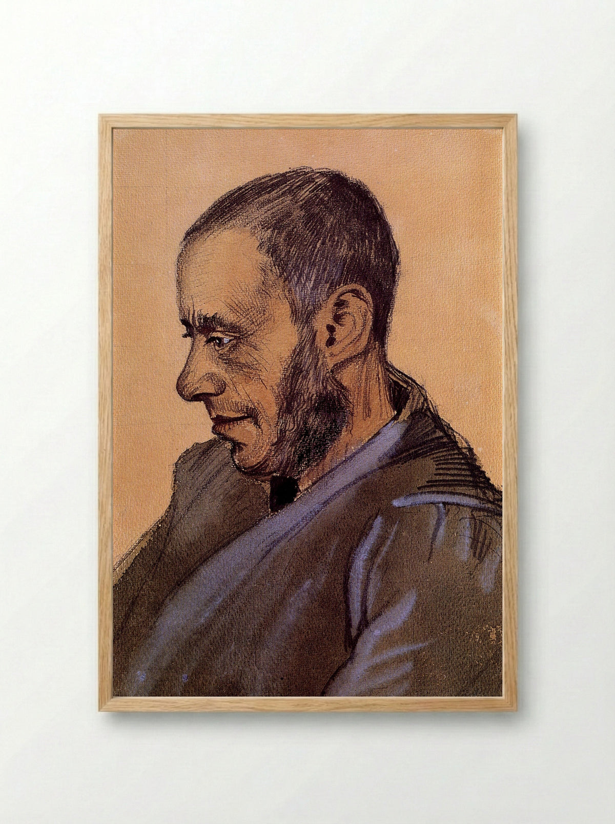 The Bookseller Blok - Vincent van Gogh - Framed Print Wood