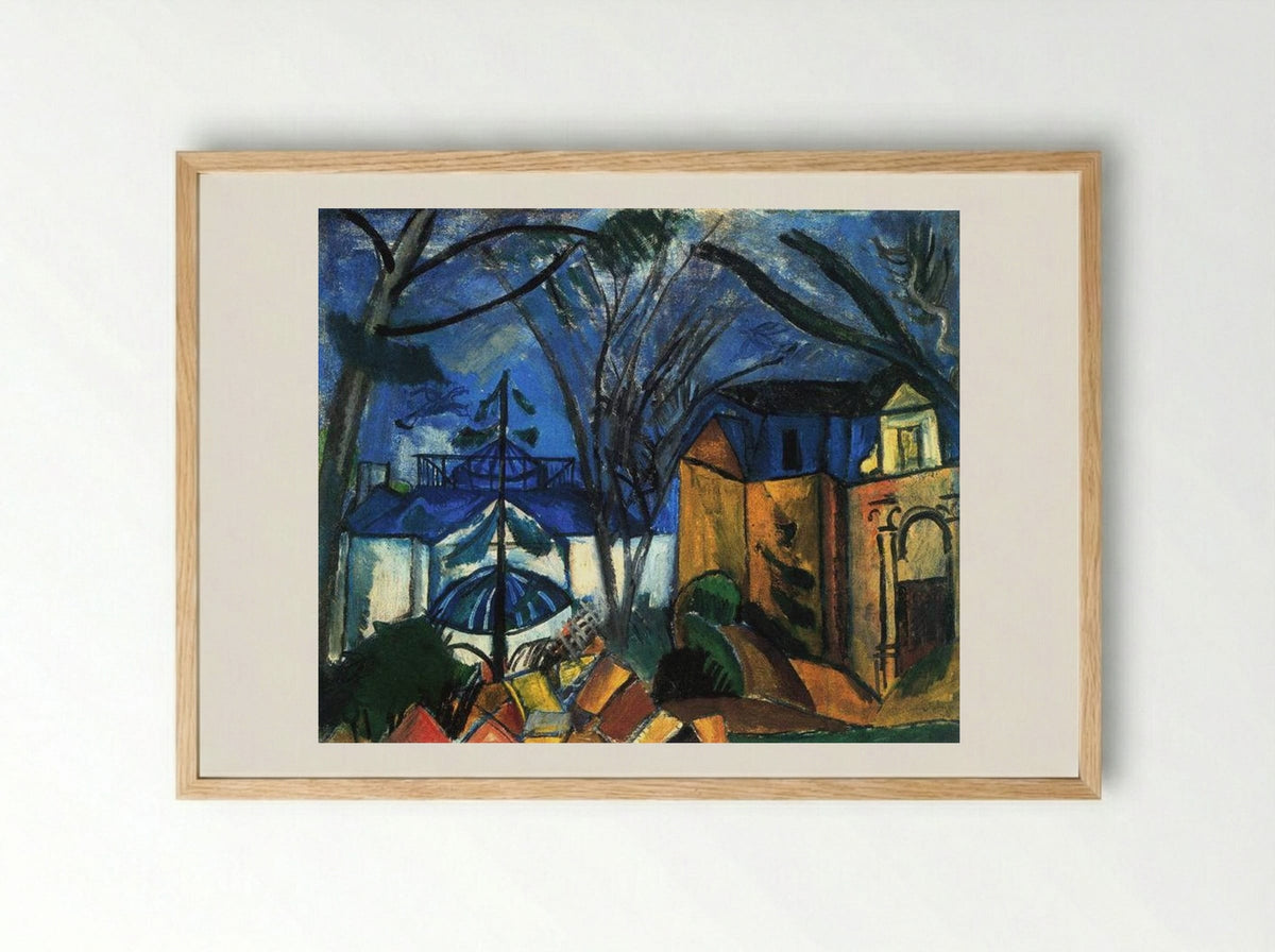 The Botanical Garden - Raoul Dufy - Framed Print Wood